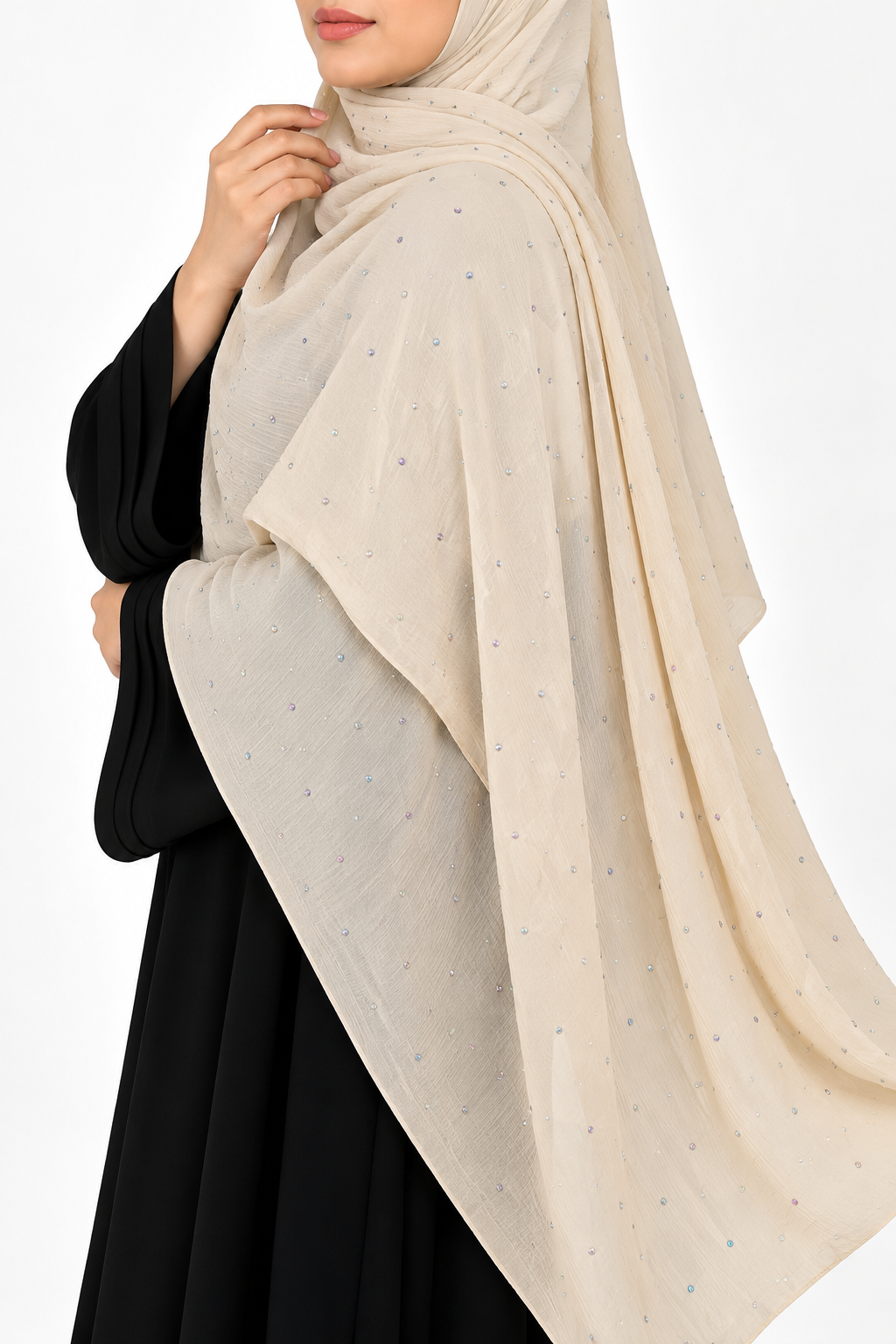 Modest Forever Subtle Dotted Sheer Shimmer Hijab