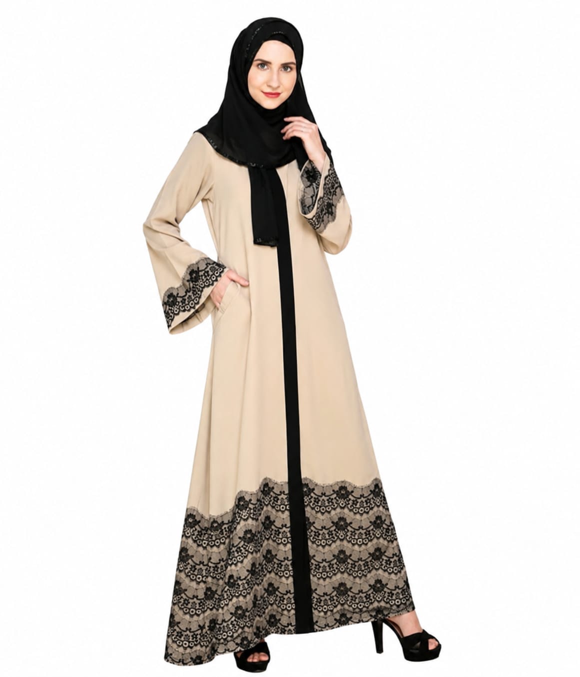 Laced Abaya