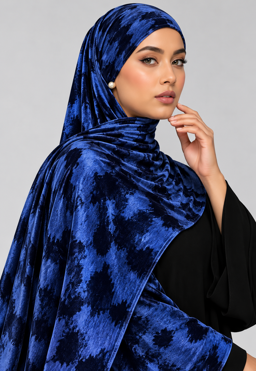 Modest Forever Luxe Abstract Velvet Hijab