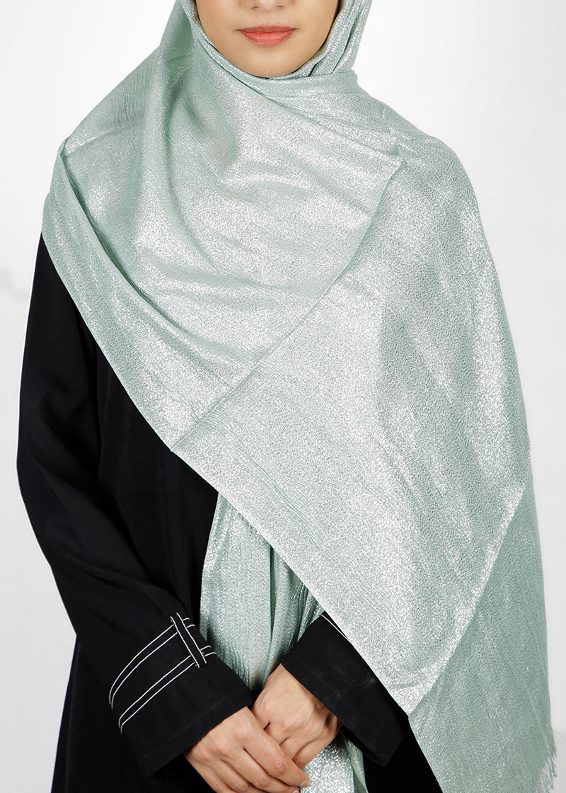 Modest Forever Eye-catching Metallic Shimmer Cotton Hijab