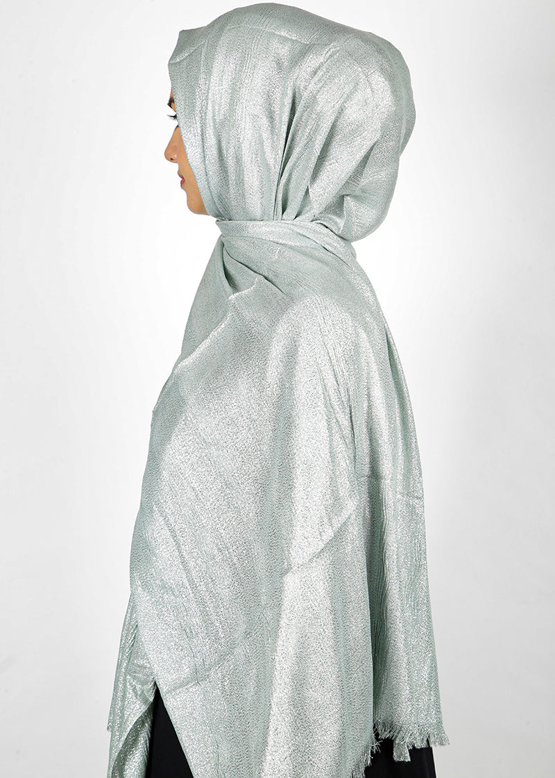 Modest Forever Eye-catching Metallic Shimmer Cotton Hijab