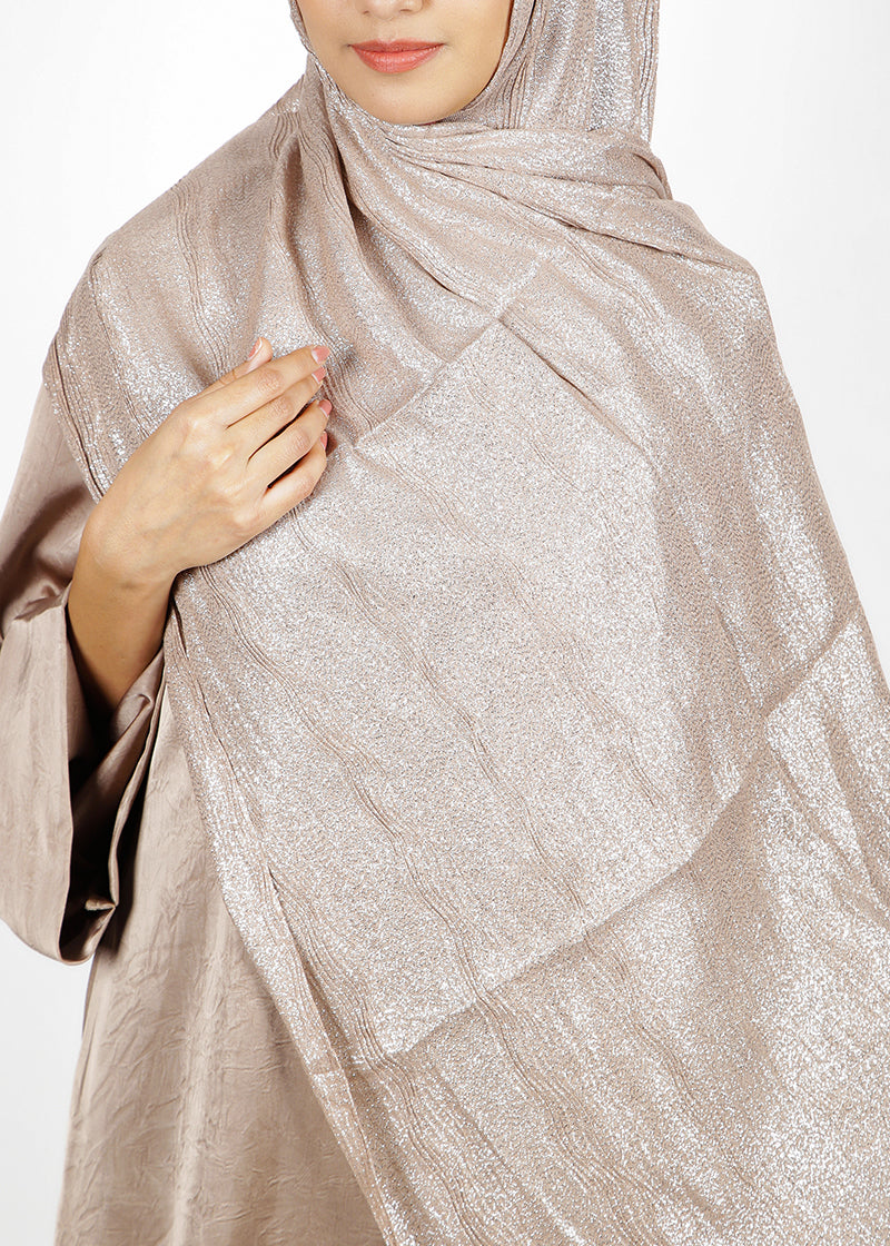 Modest Forever Eye-catching Metallic Shimmer Cotton Hijab