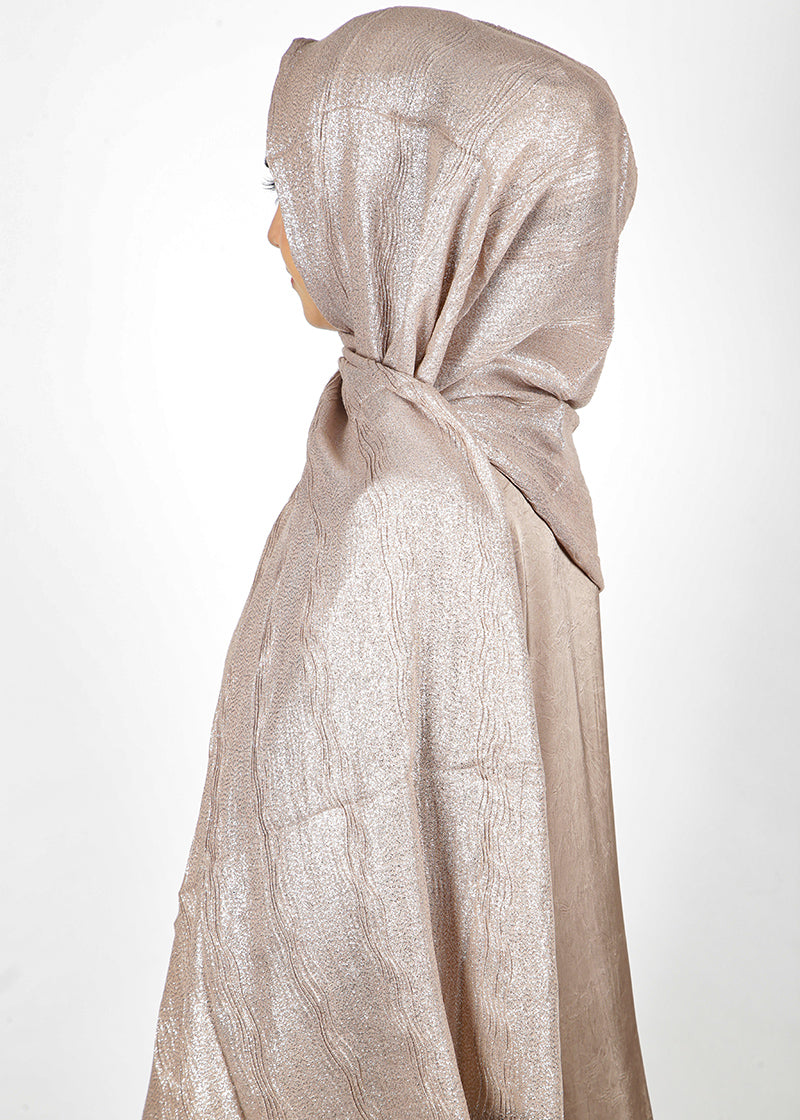 Modest Forever Eye-catching Metallic Shimmer Cotton Hijab