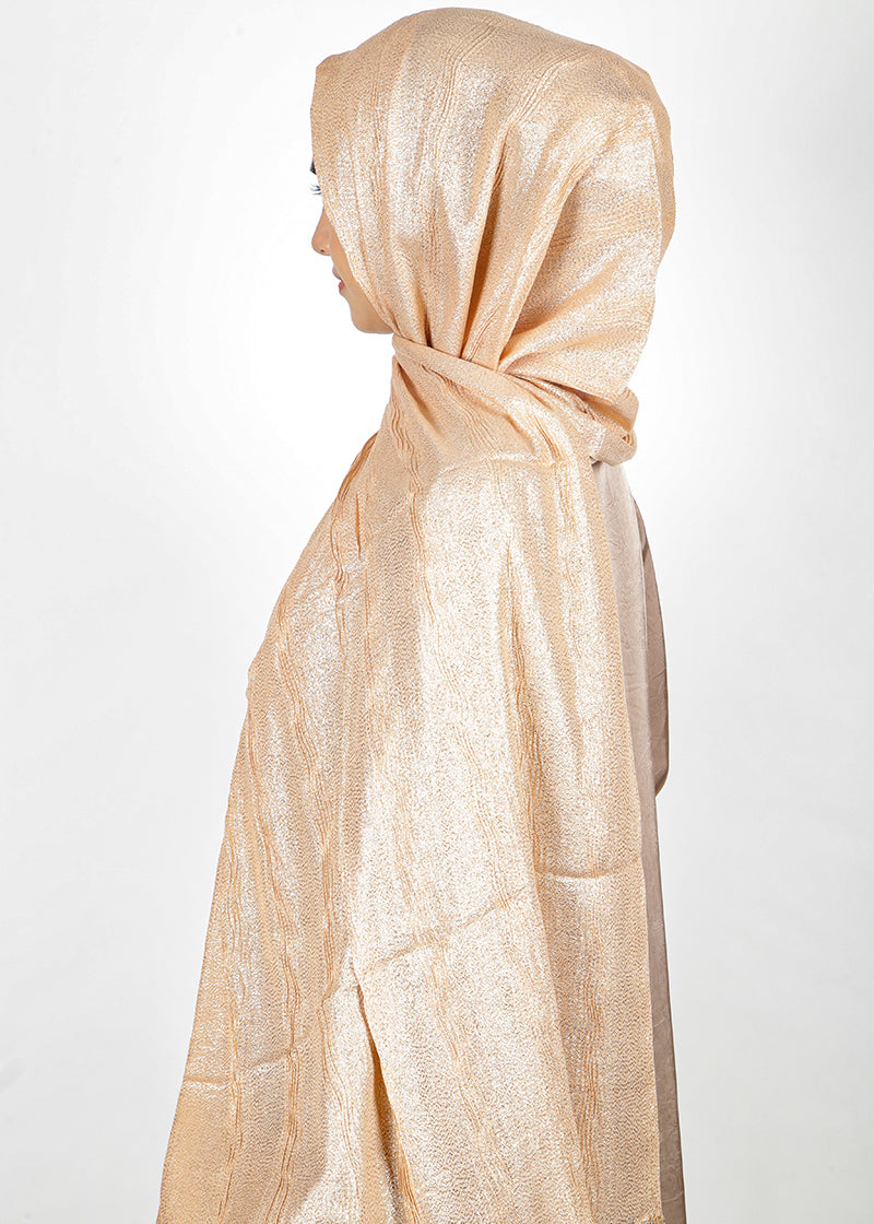 Modest Forever Eye-catching Metallic Shimmer Cotton Hijab