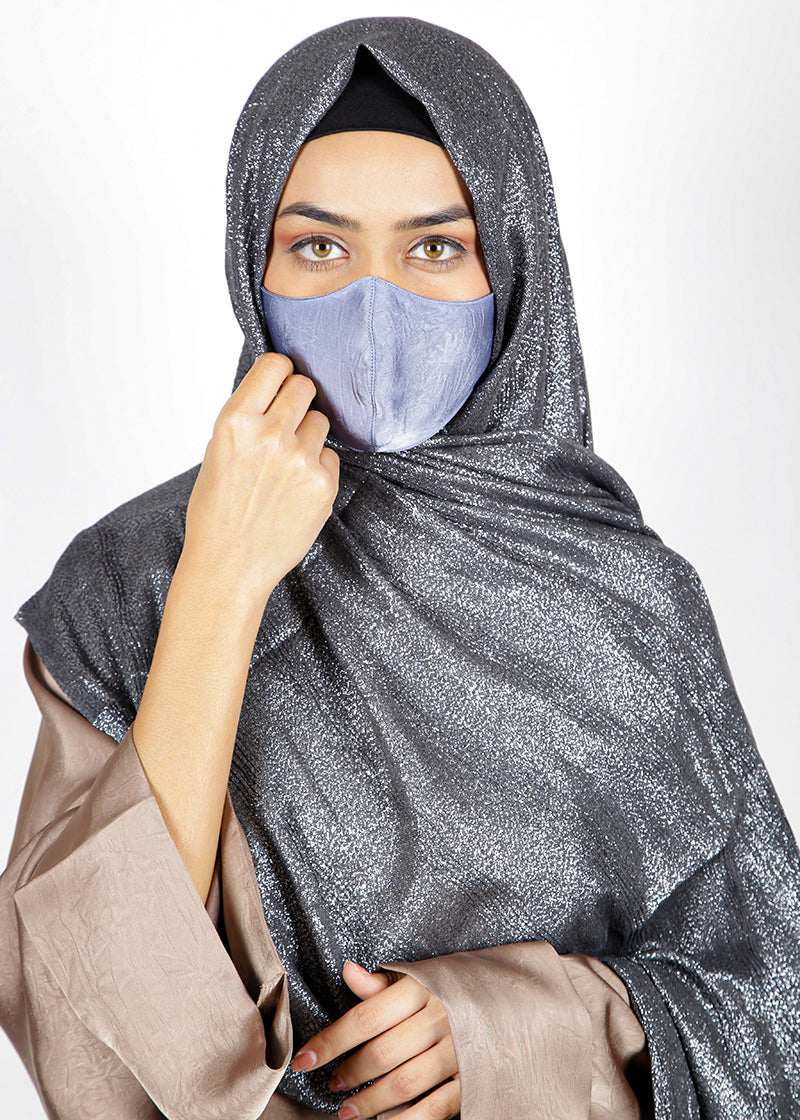 Modest Forever Eye-catching Metallic Shimmer Cotton Hijab