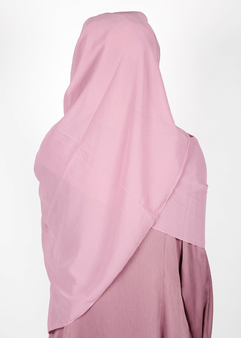 BeingMuslims Classic Luxe Georgette Hijab Baby Pink Pack of 10