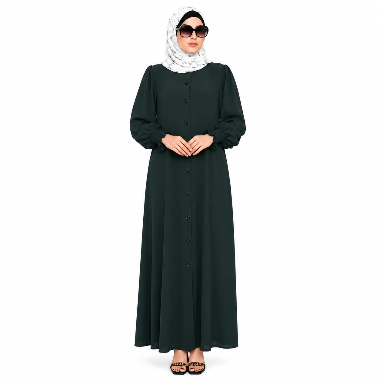 Voguish Front Open Abaya
