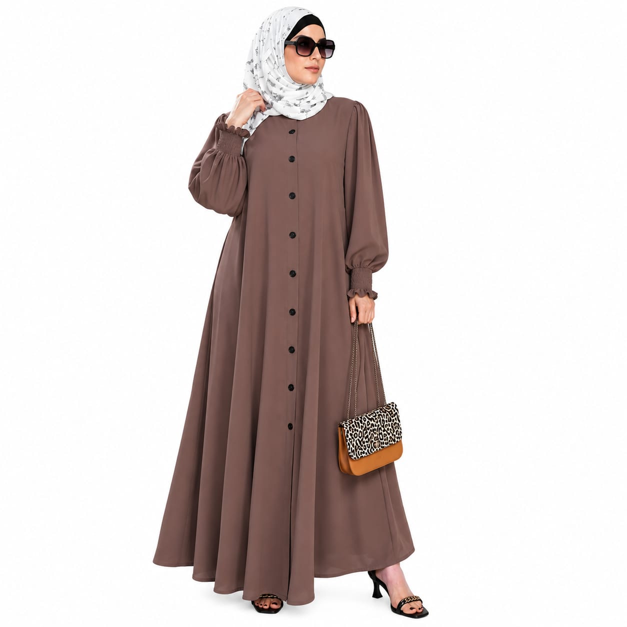 Voguish Front Open Abaya