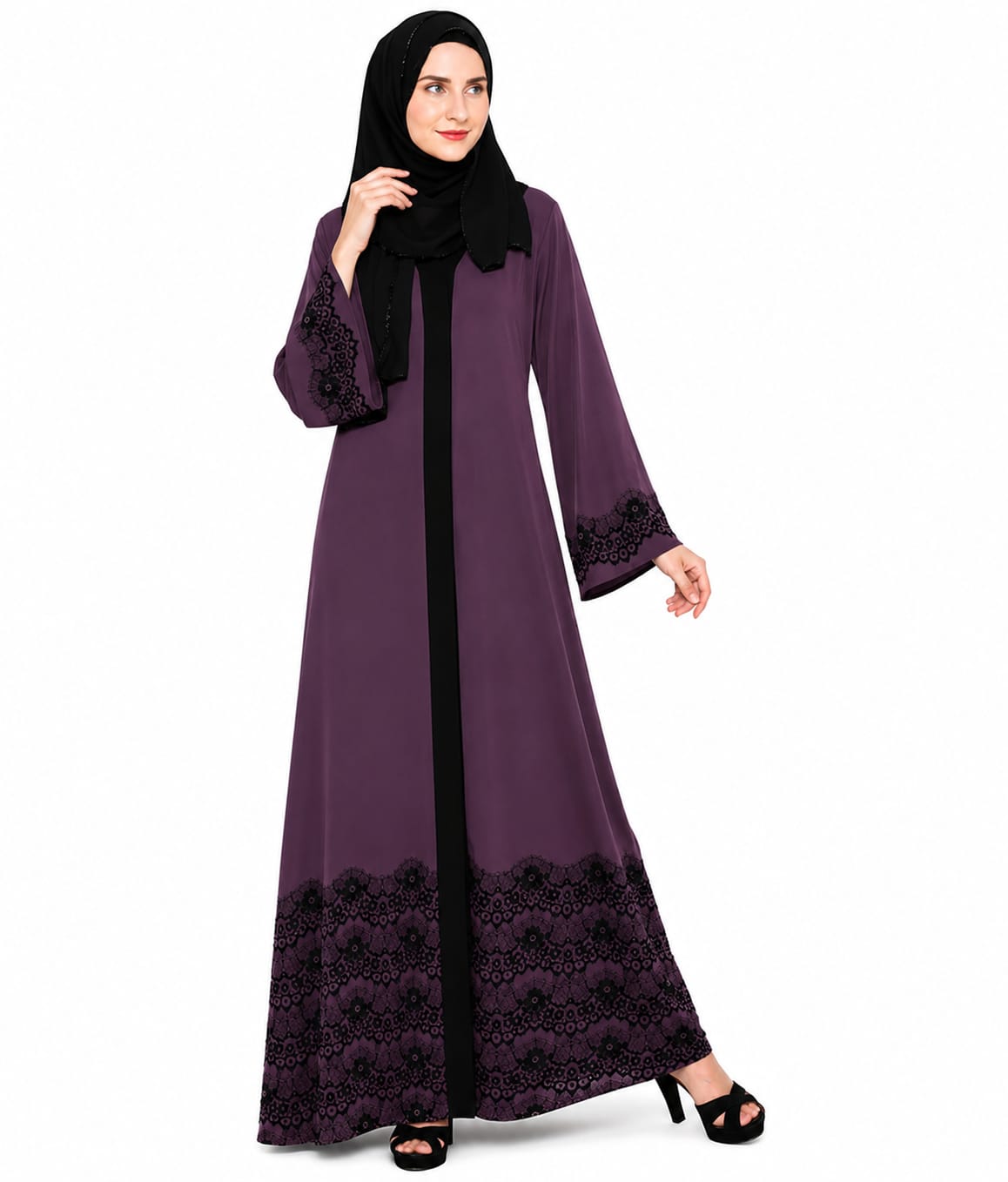 Laced Abaya