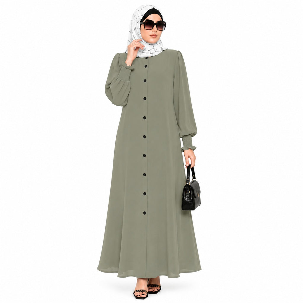 Voguish Front Open Abaya