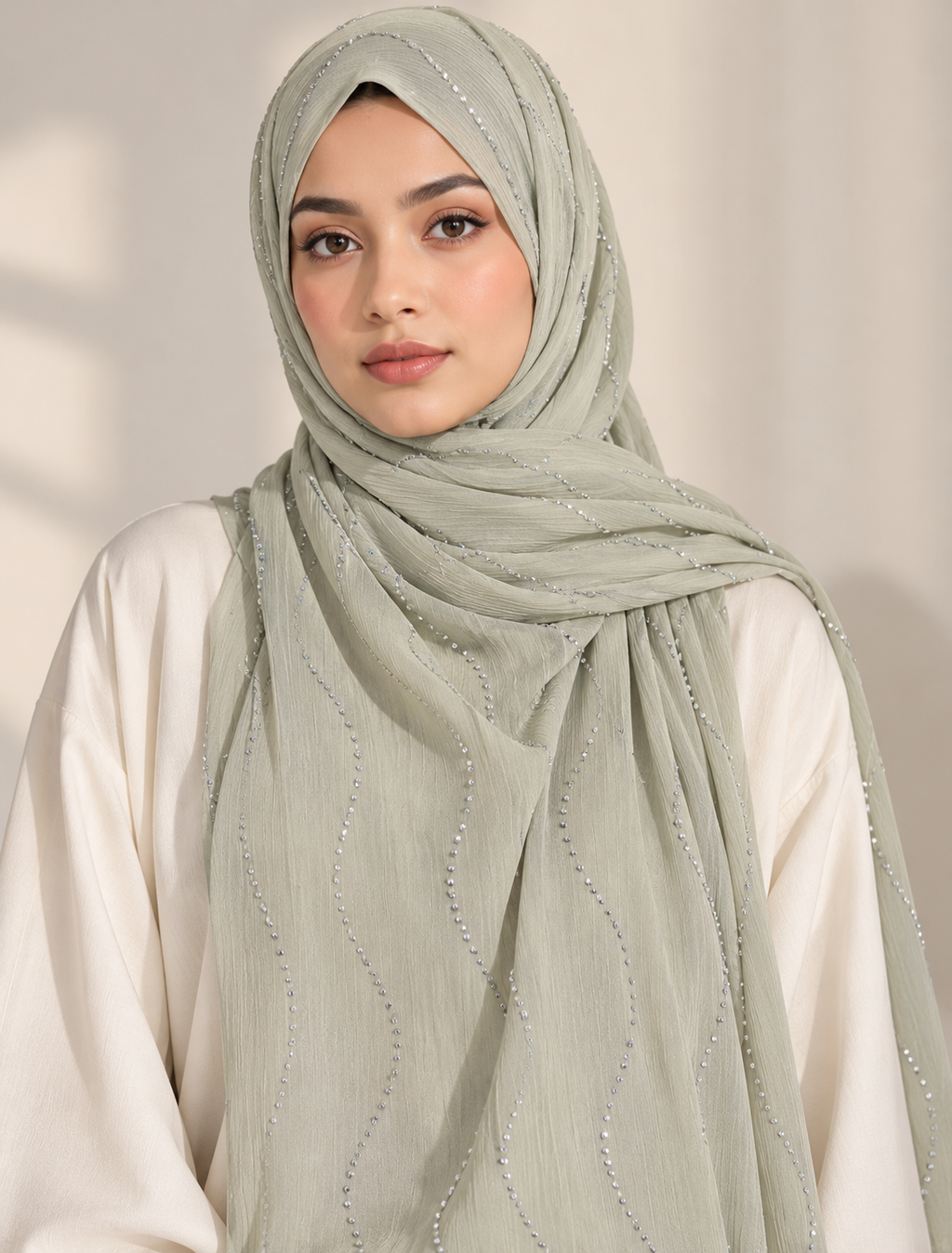 Modest Forever Delicate Wave Stitch Hijab