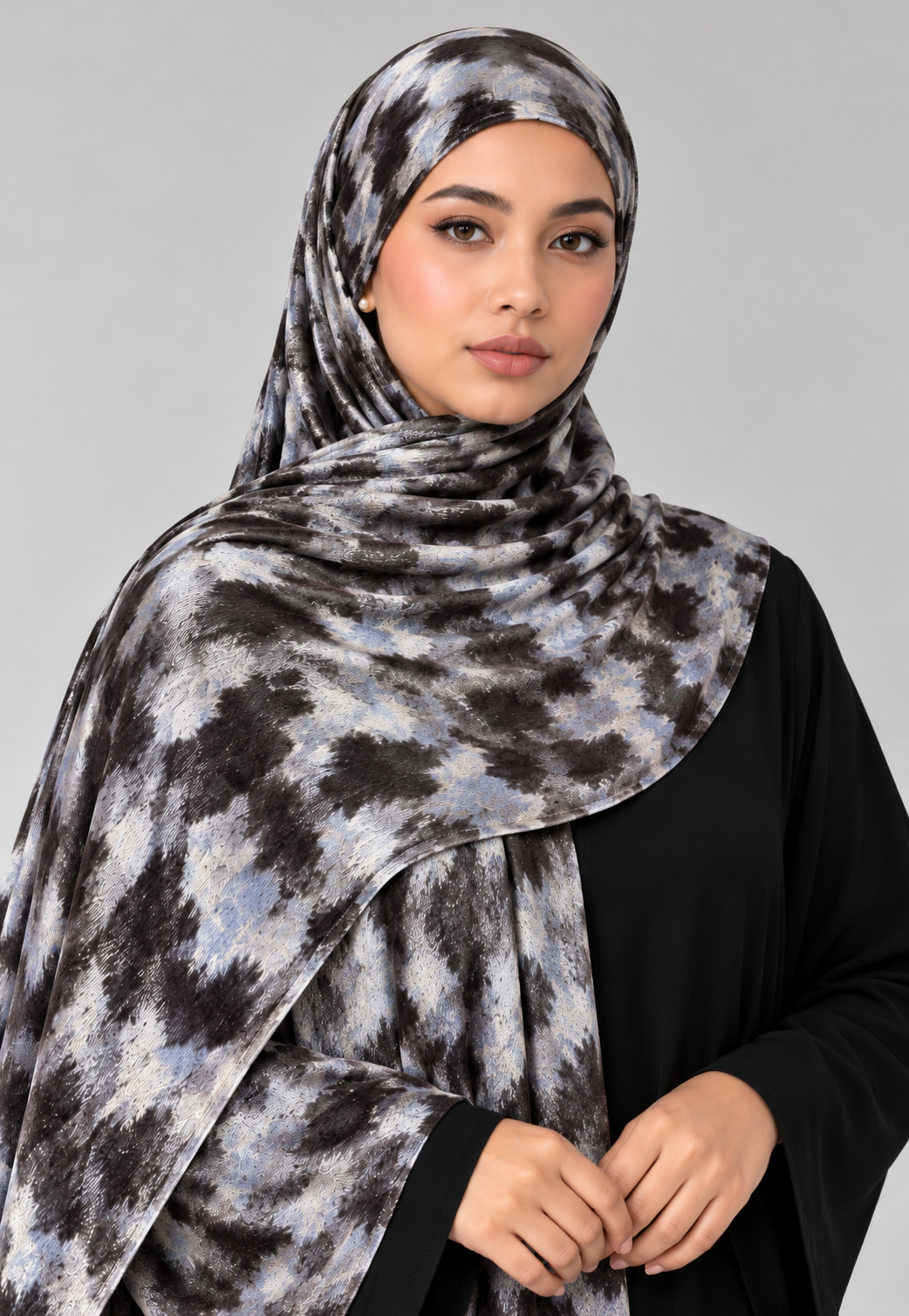 Modest Forever Luxe Abstract Velvet Hijab