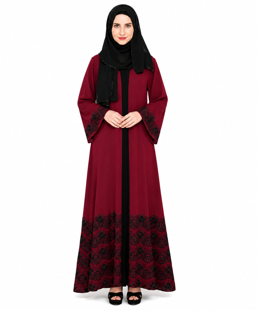 Laced Abaya