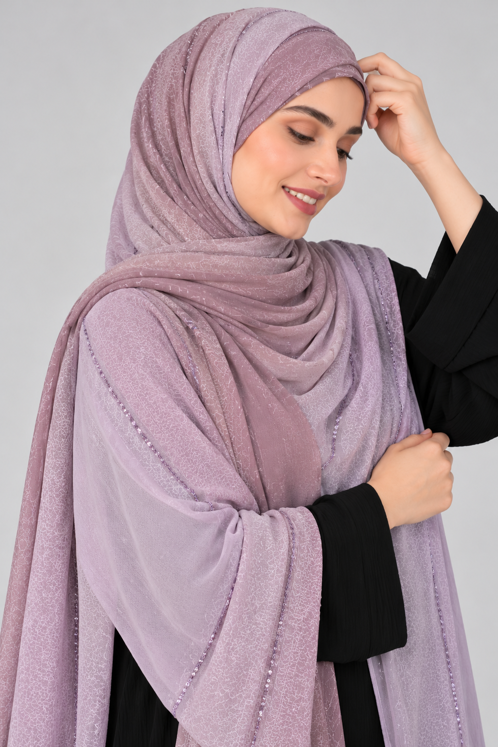 Modest Forever Ombre Jersey Kuwaiti Royal