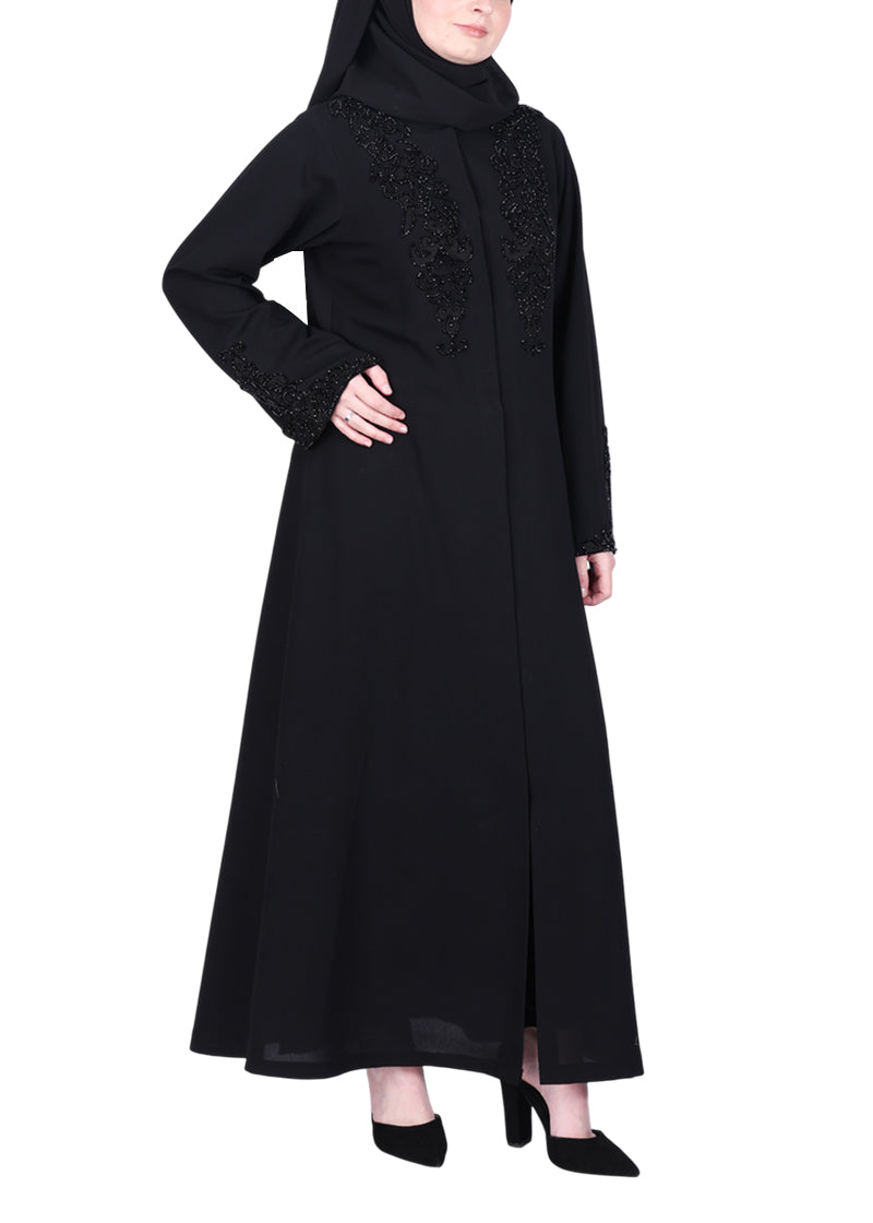 Being Muslims Ultra Luxury Noir Black Abaya Black