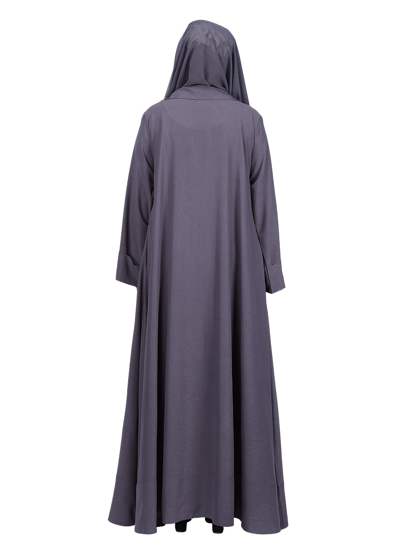 BeingMuslims Modish Designer Abaya. Brown