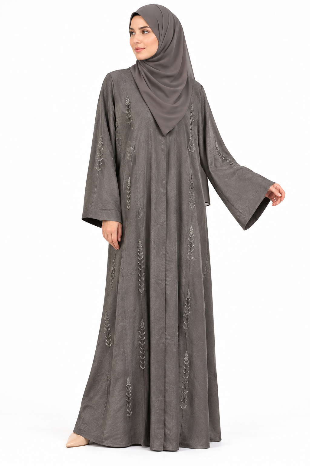 Subtle Texture Abaya