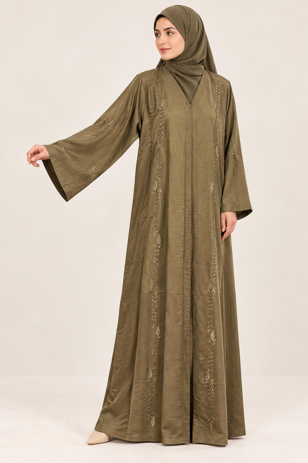 Subtle Texture Abaya