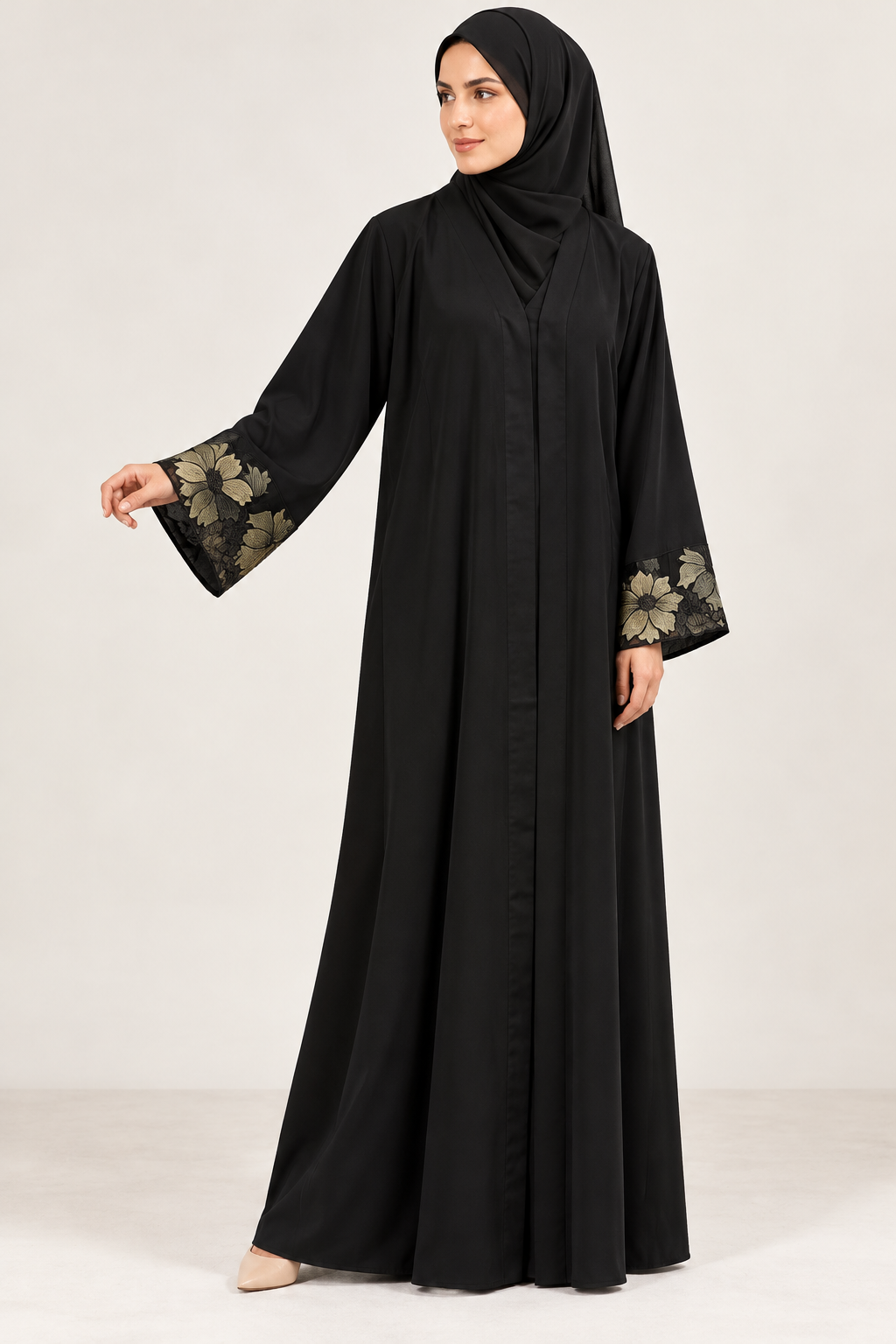 Minimalist Flow Abaya