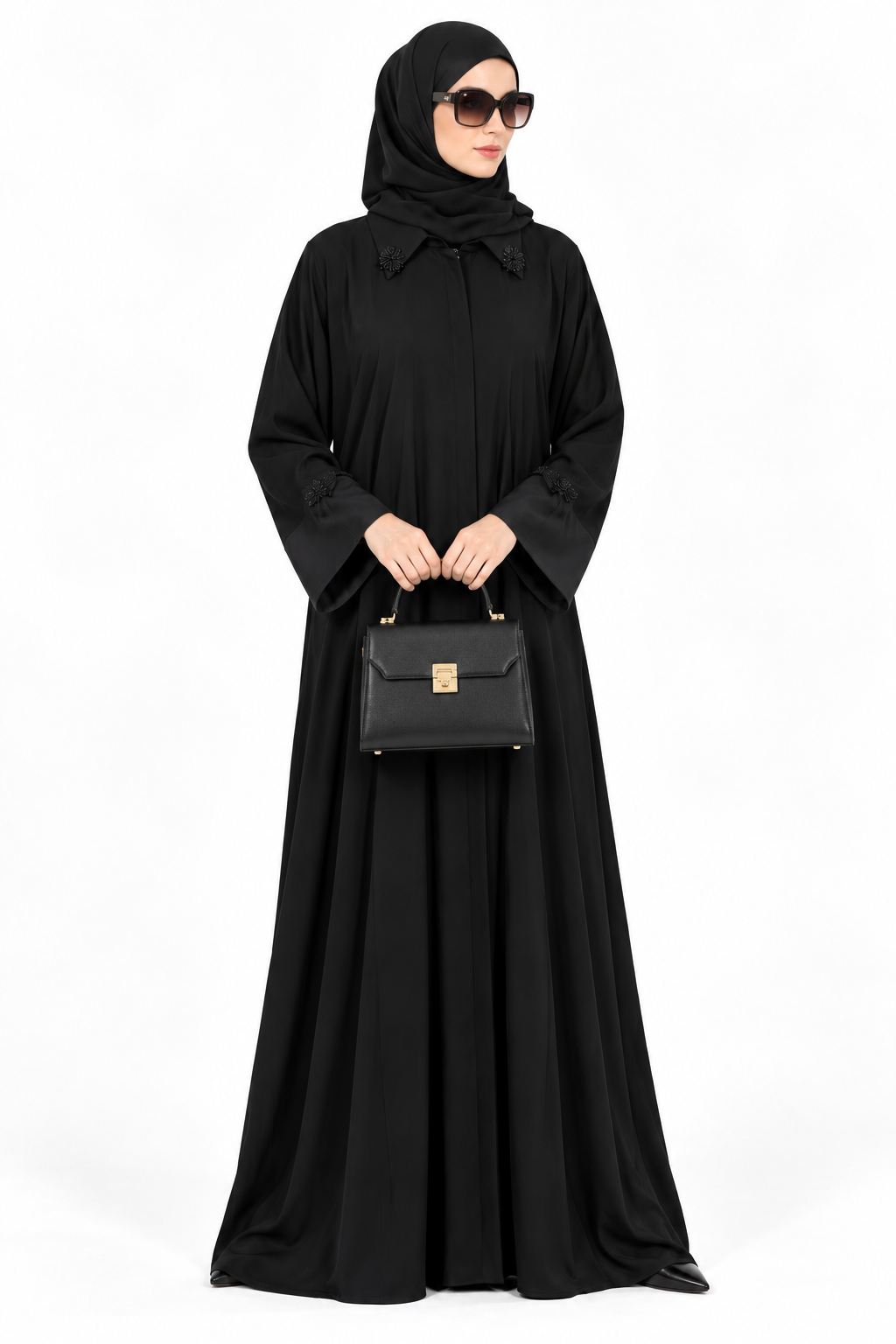 Structured Collar Abaya