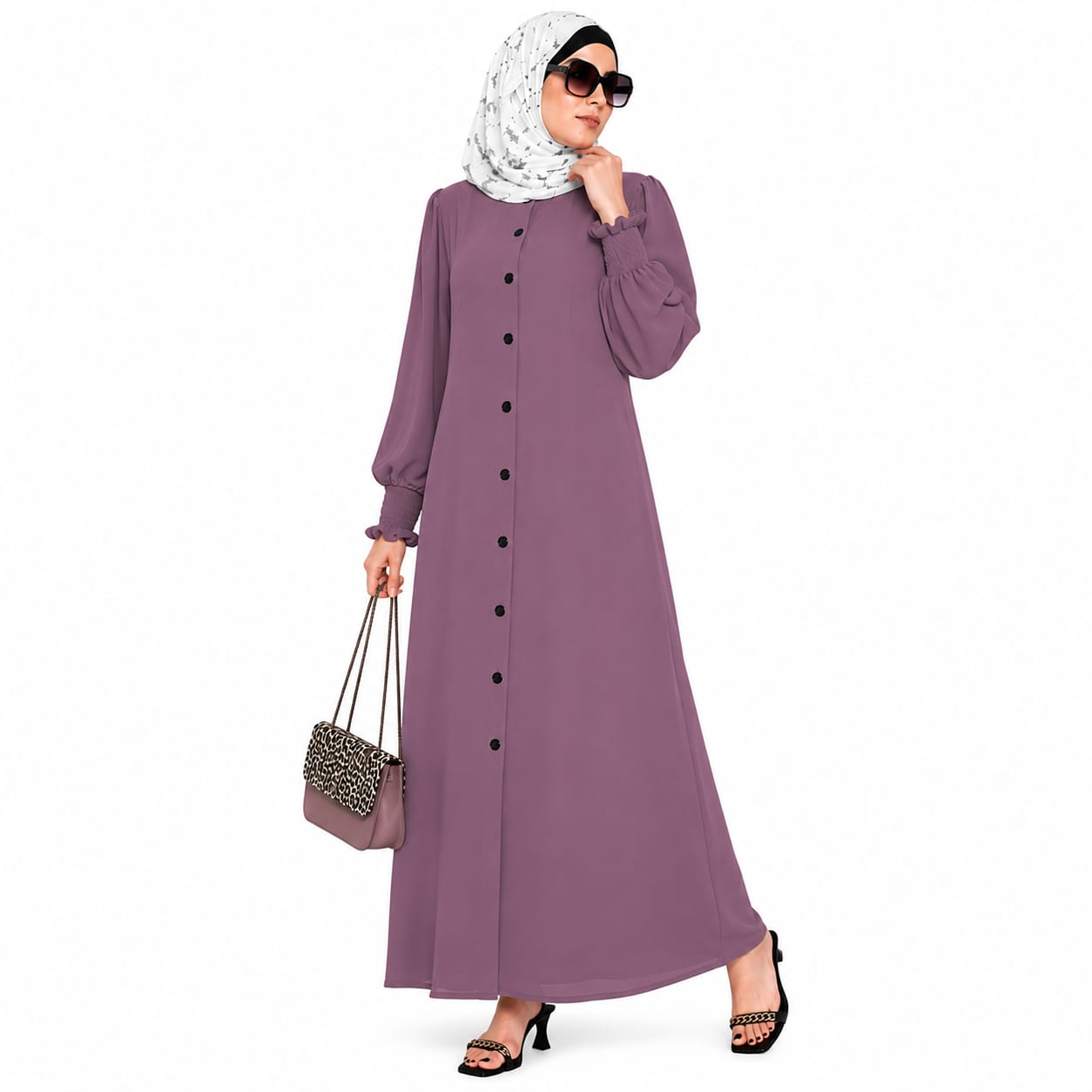Voguish Front Open Abaya