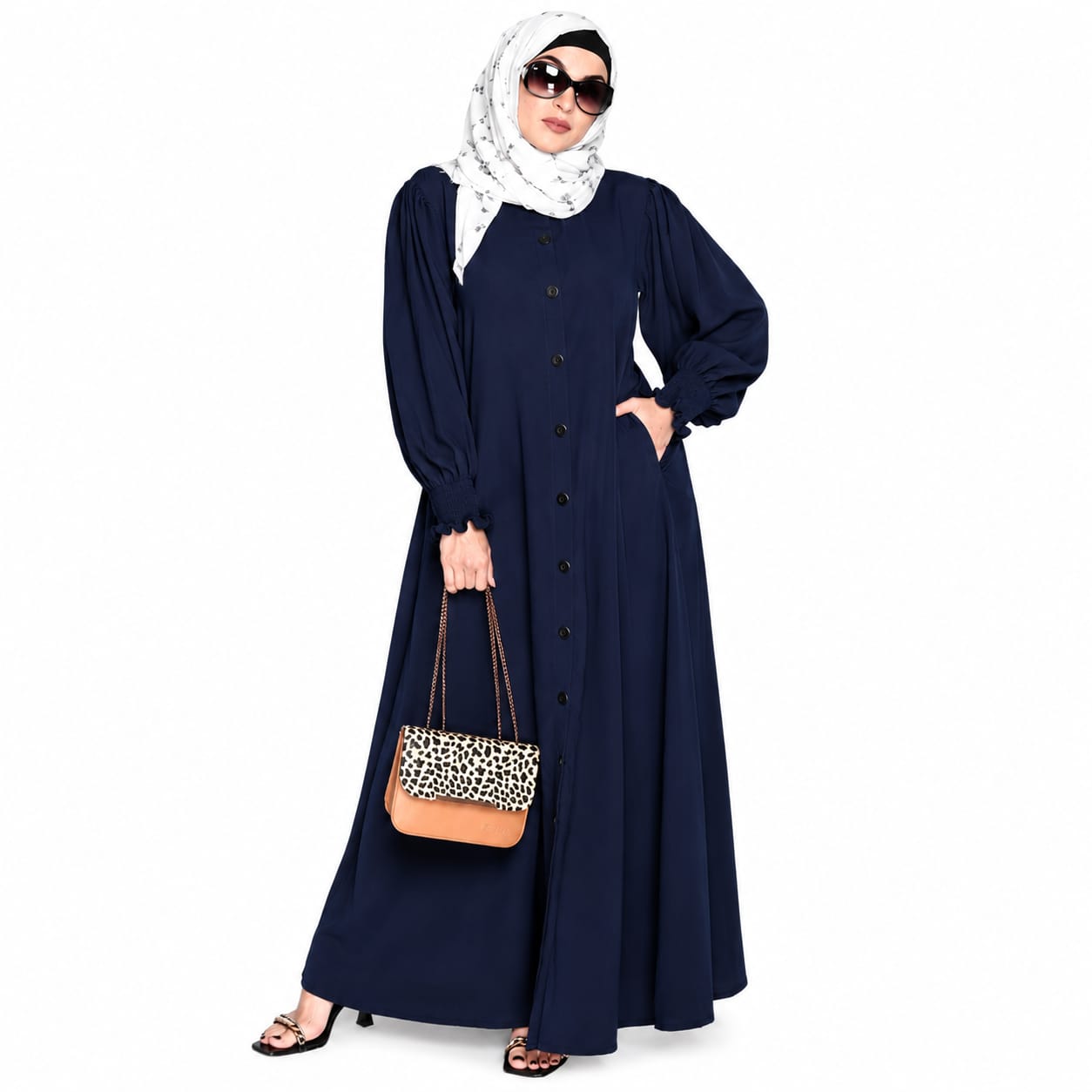 Voguish Front Open Abaya
