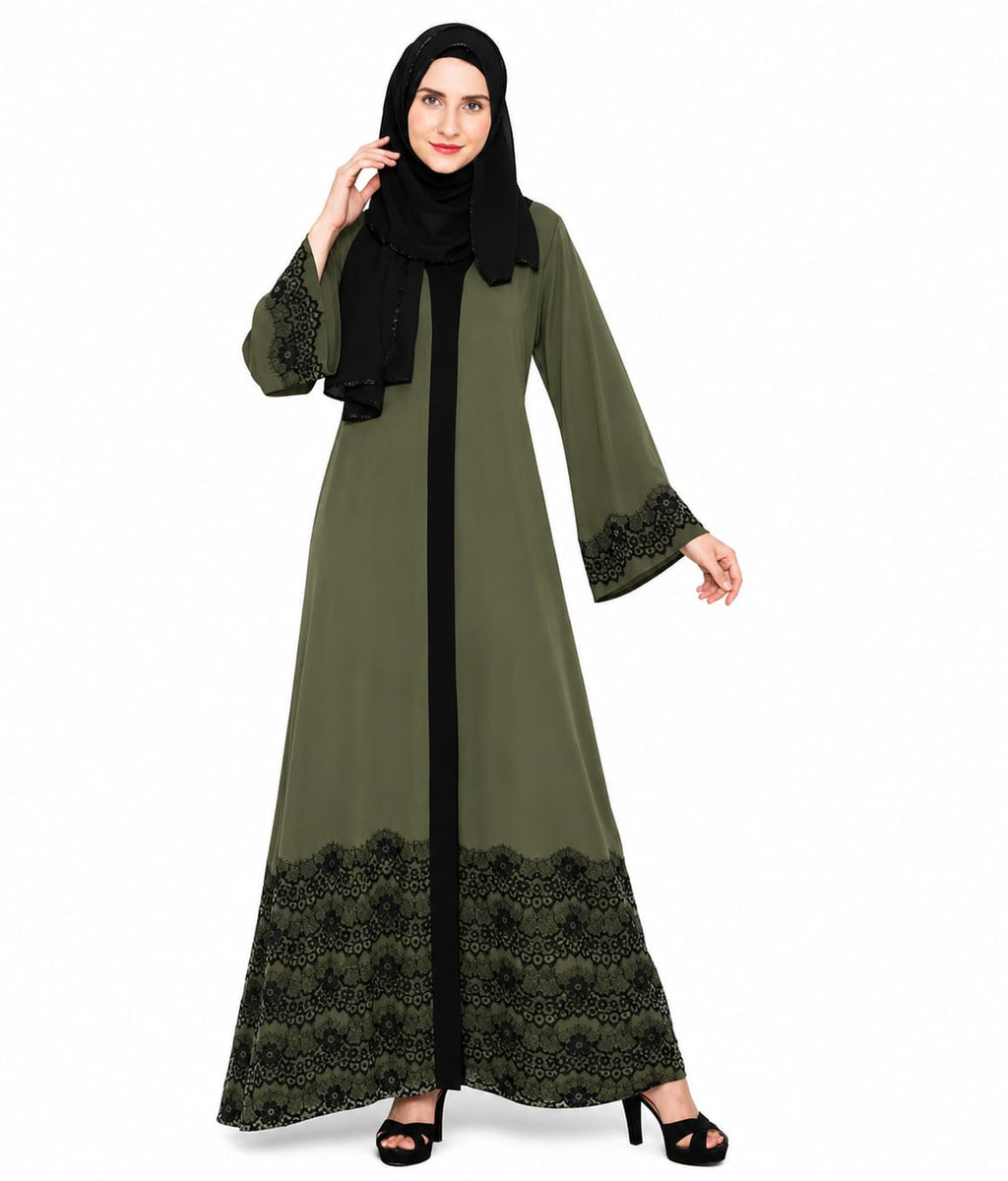 Laced Abaya