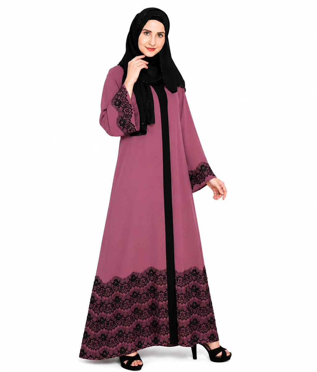 Laced Abaya