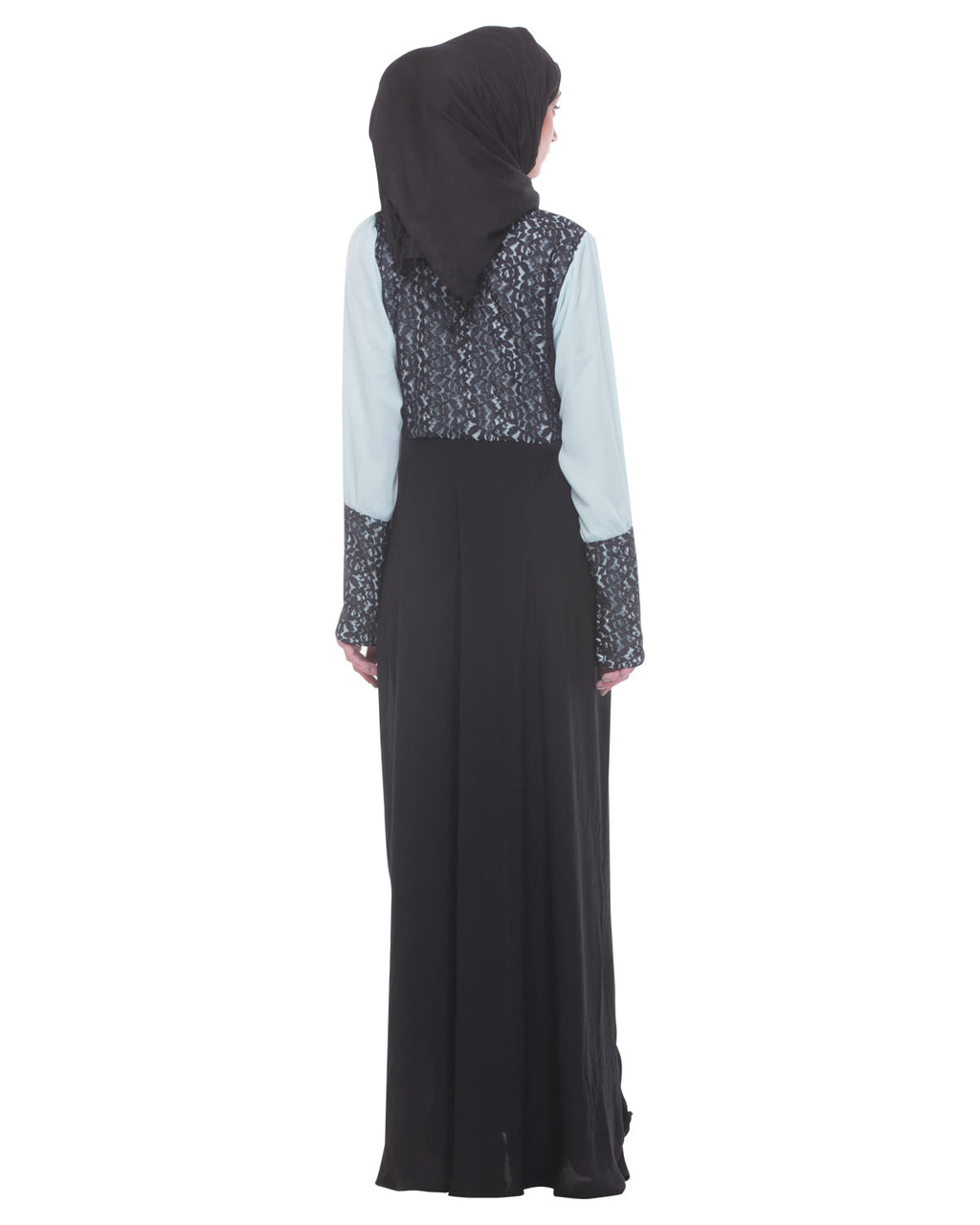 Classic Evening Wear Abaya Black
