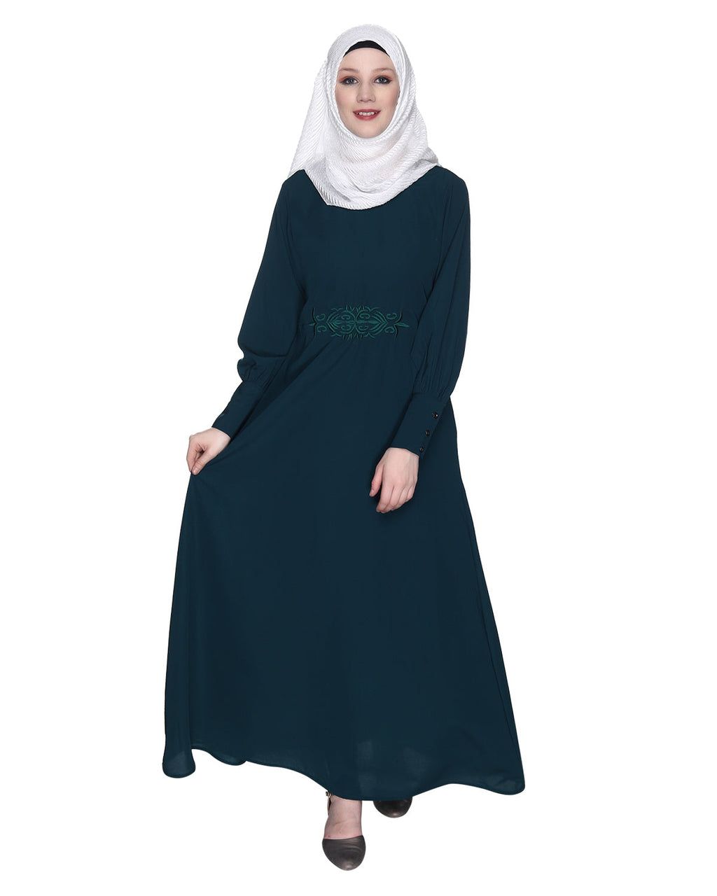 Abaya dress Steel Blue