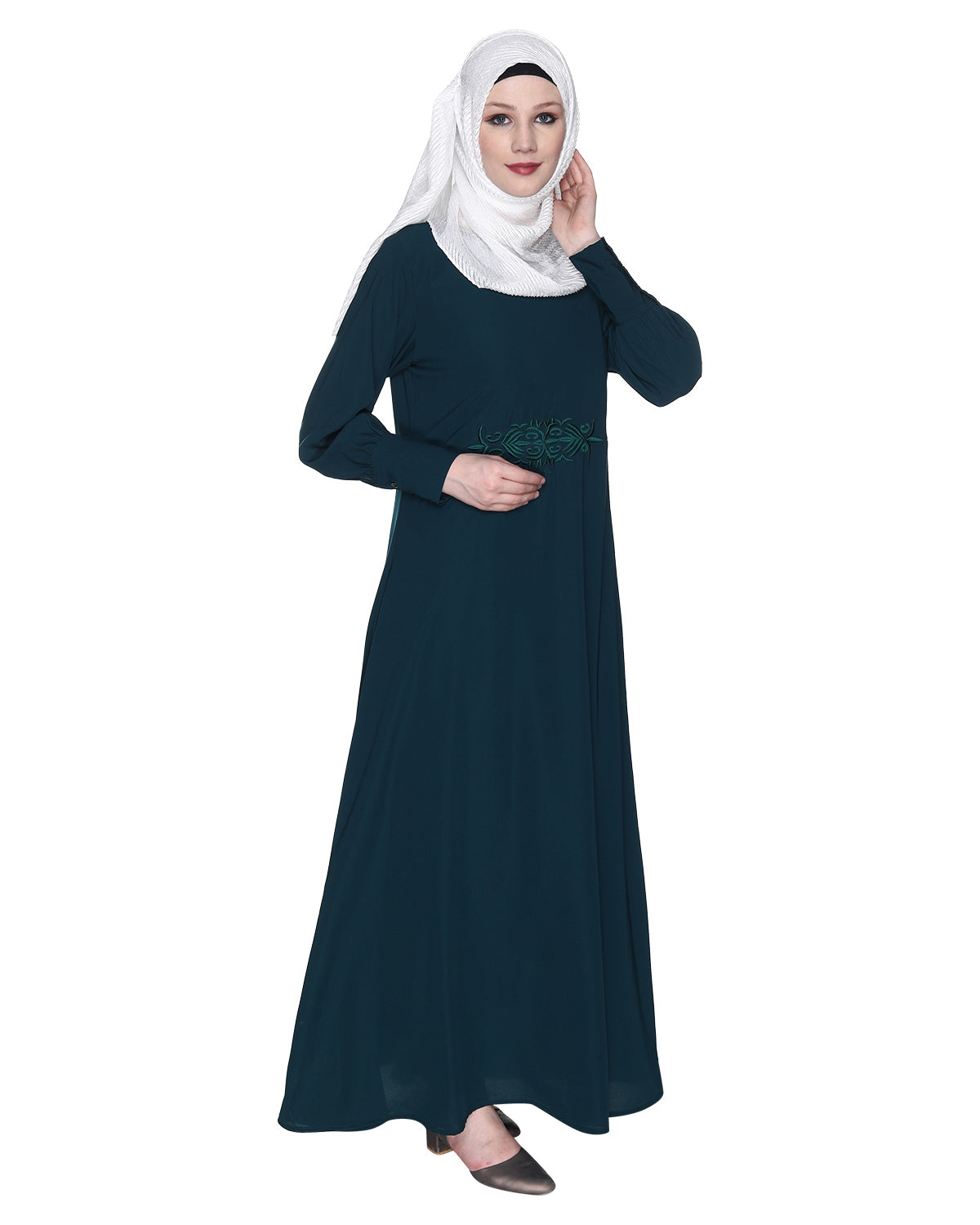 Abaya dress Steel Blue