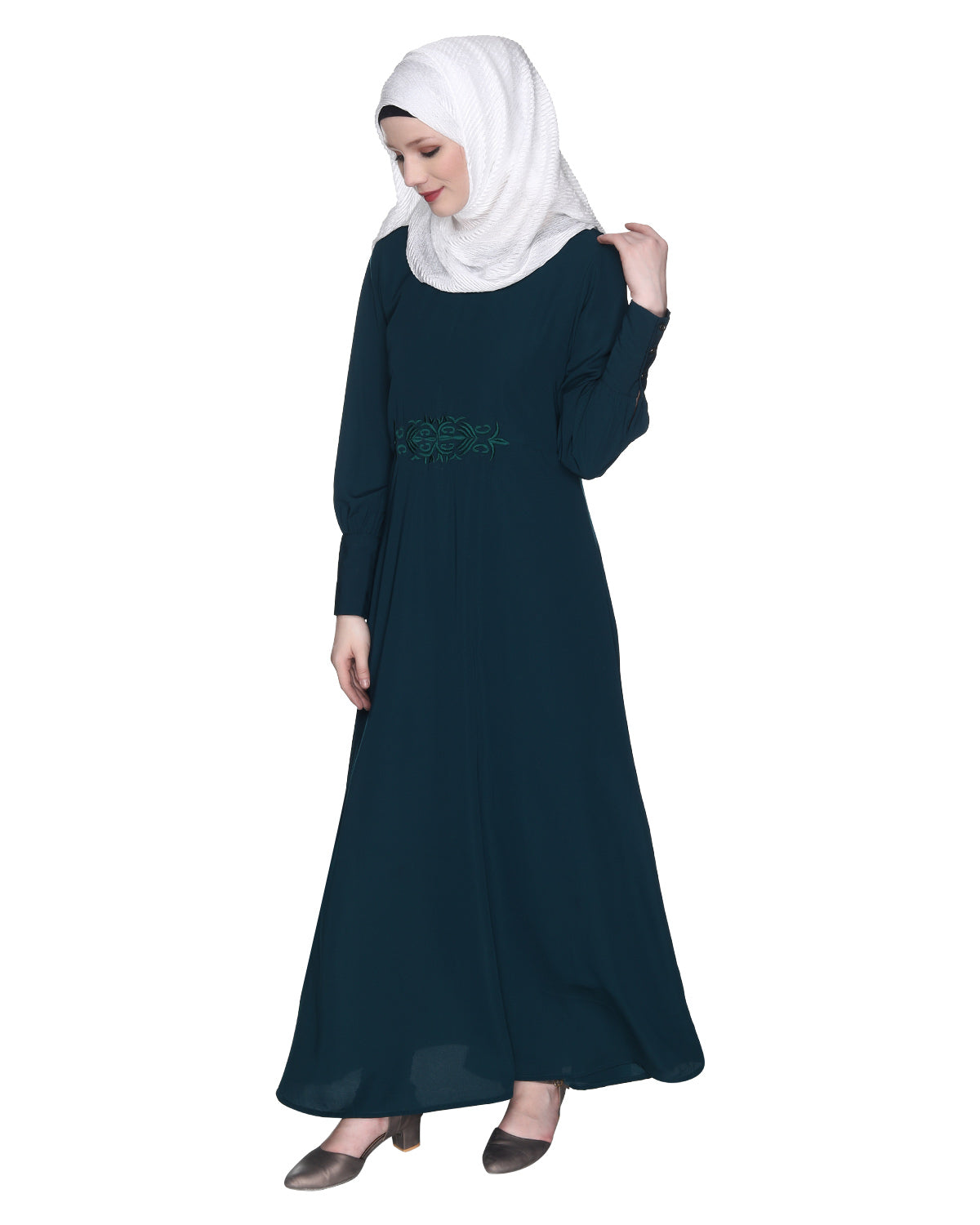 Abaya dress Steel Blue