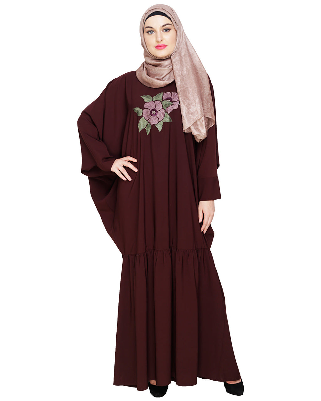 Blossom Kaftan Brown