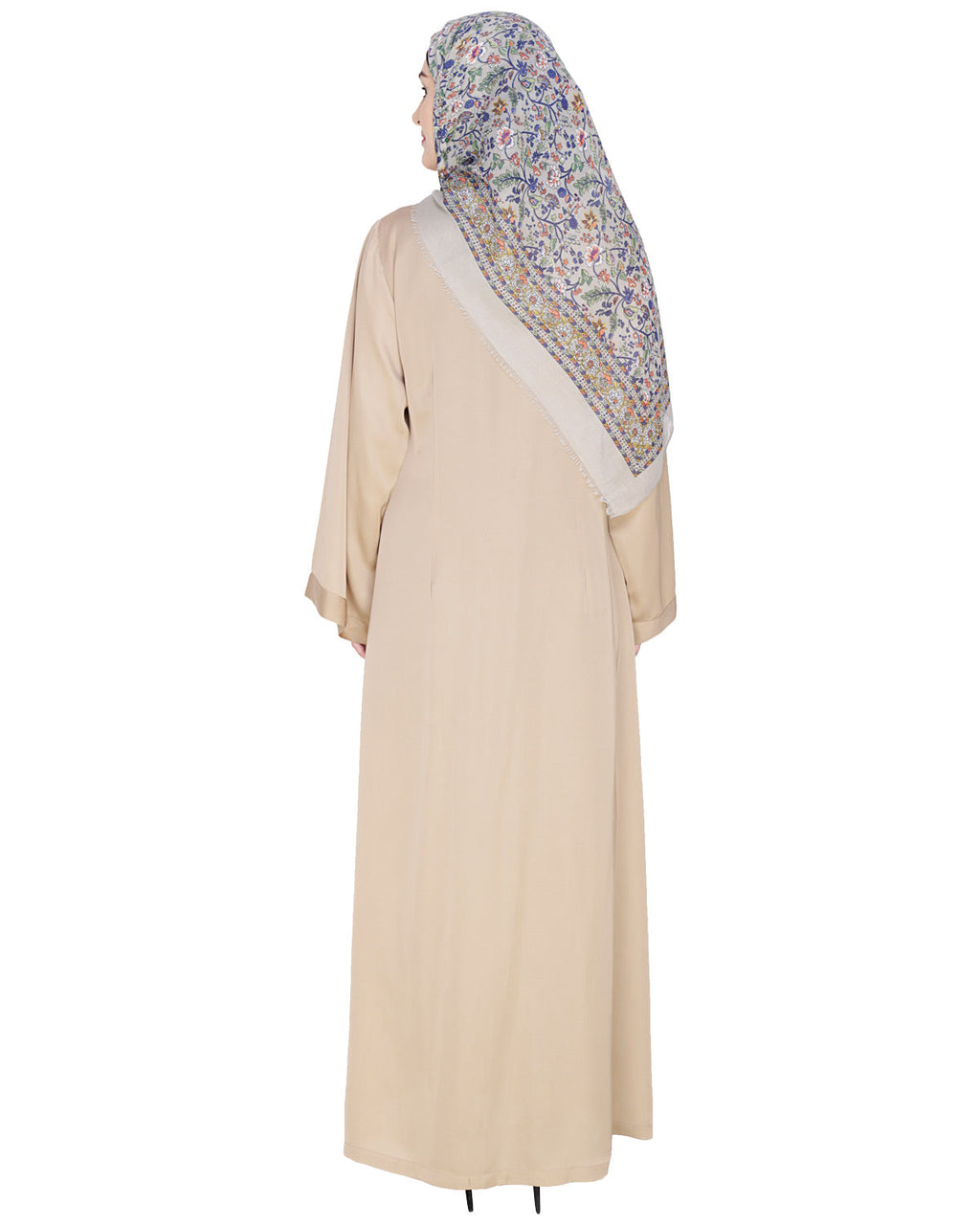 Mesmerising Dubai Style Abaya Beige