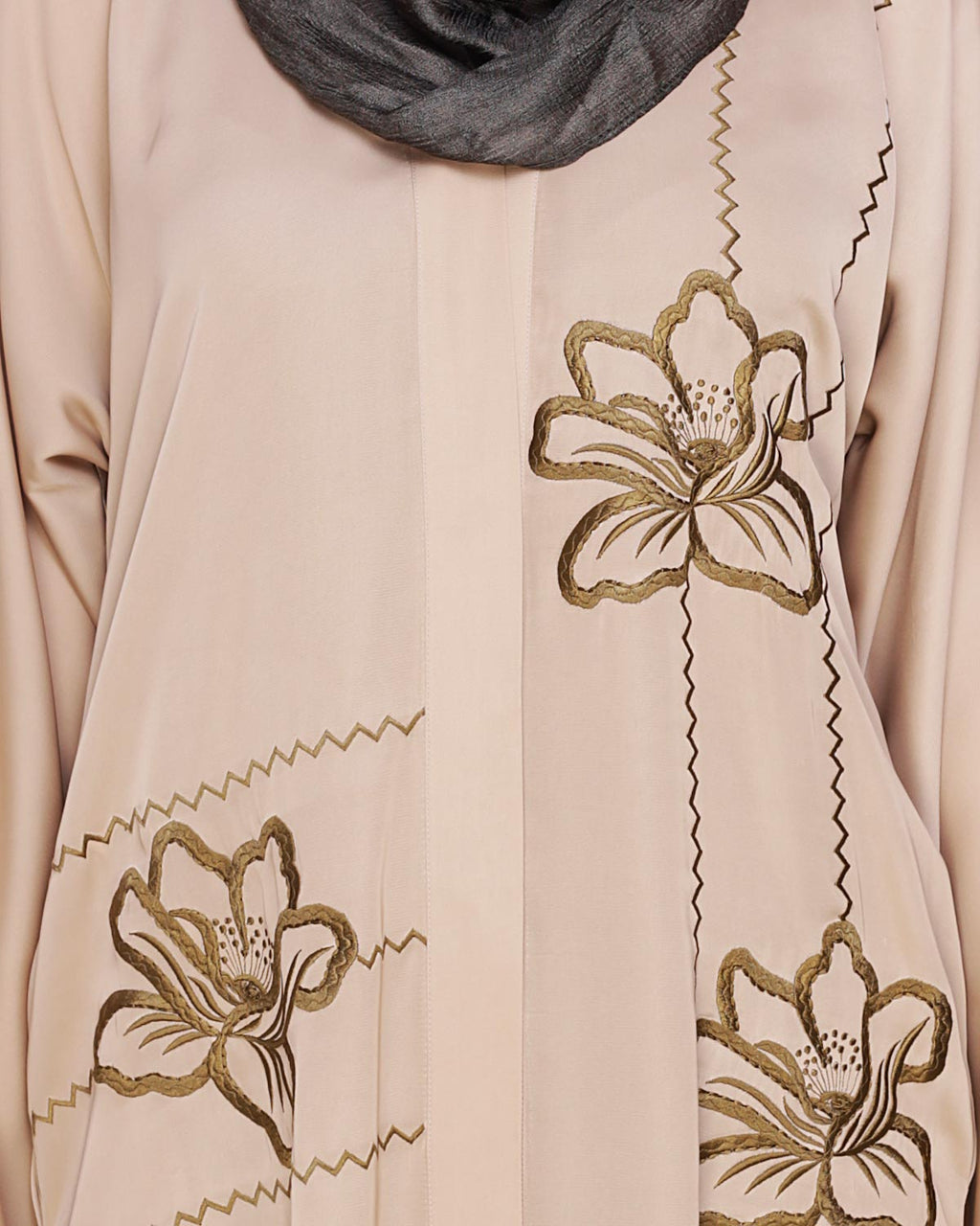 Stellar Dubai Style Abaya Beige