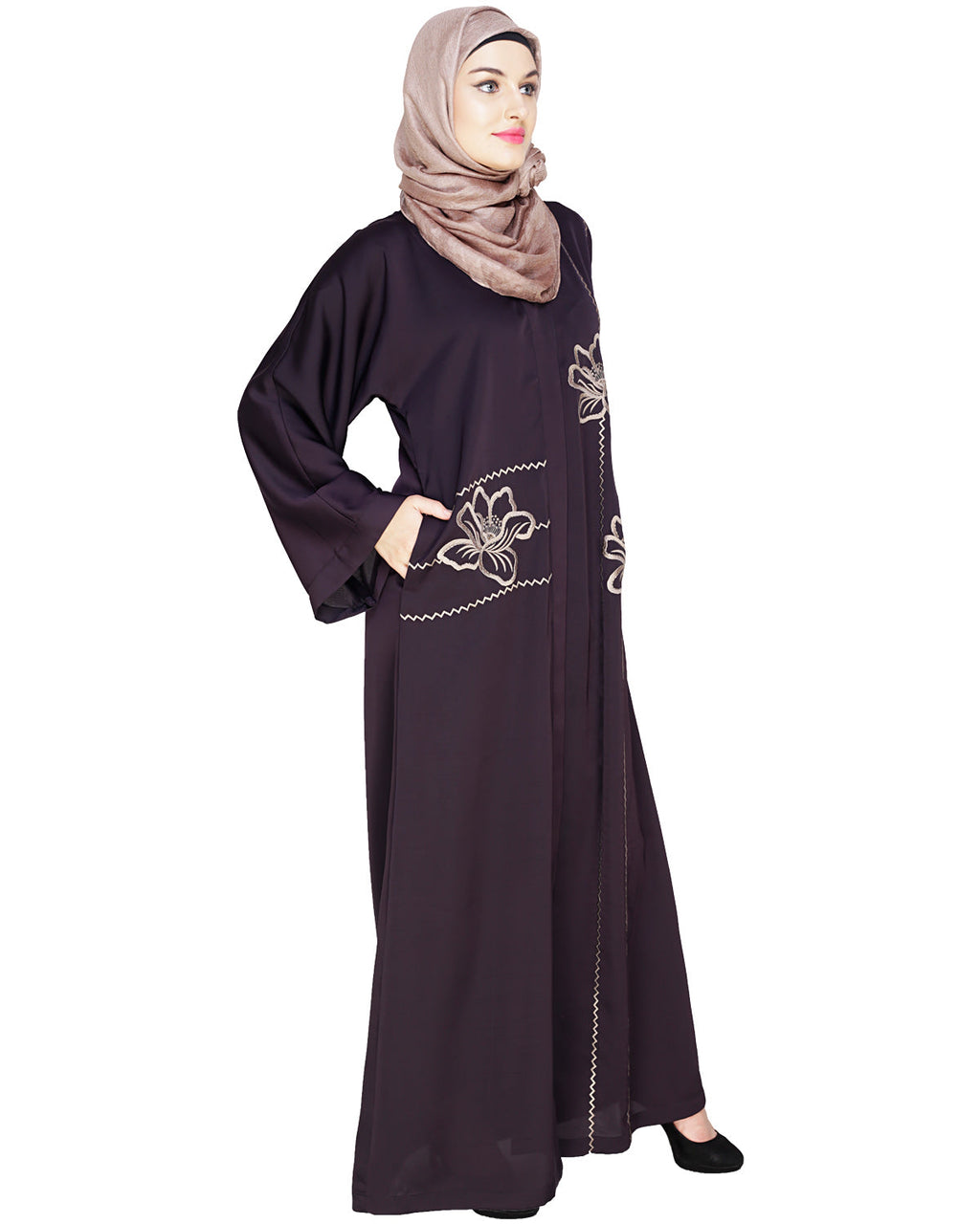 Stellar Dubai Style Abaya Blue