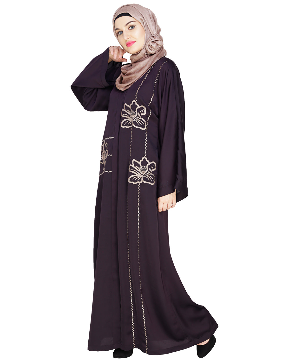 Stellar Dubai Style Abaya Blue