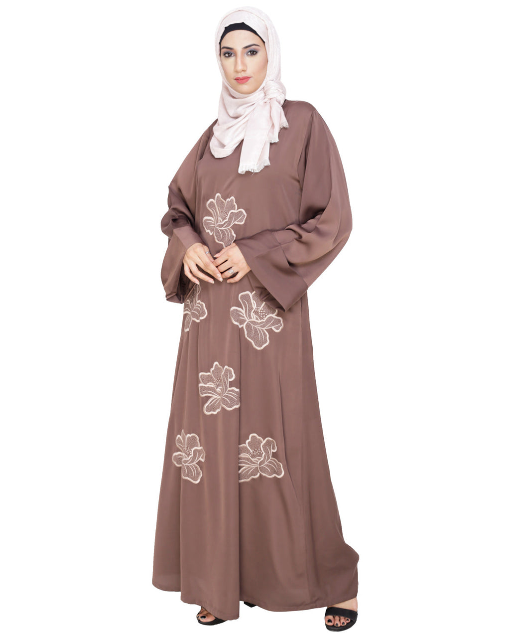 Daisy Dubai style Abaya Beige