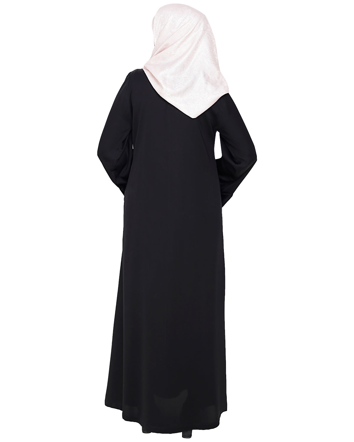 Daisy Dubai style Abaya Black
