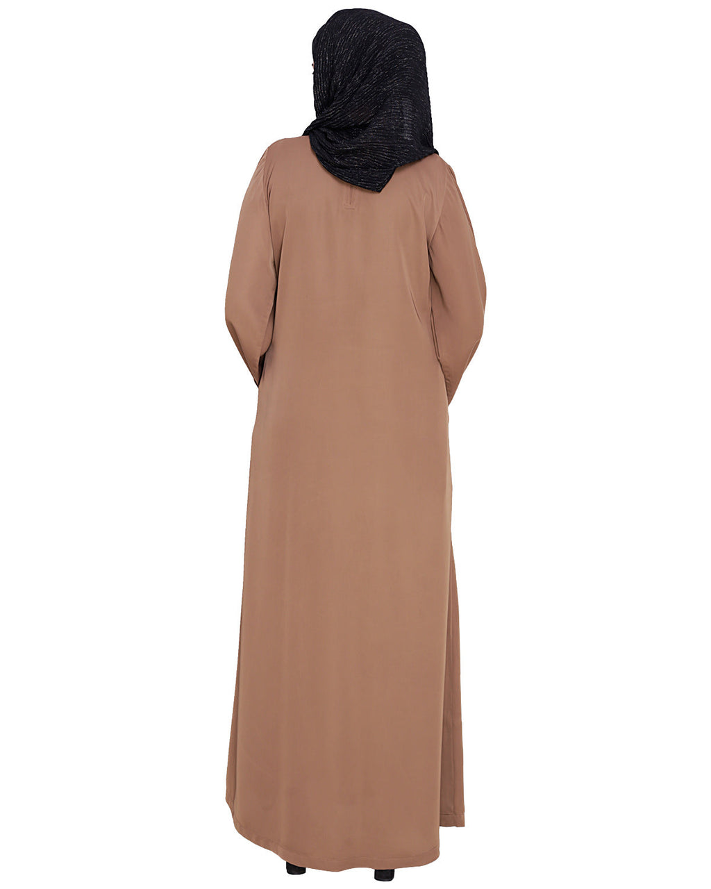Daisy Dubai style Abaya Dark Beige