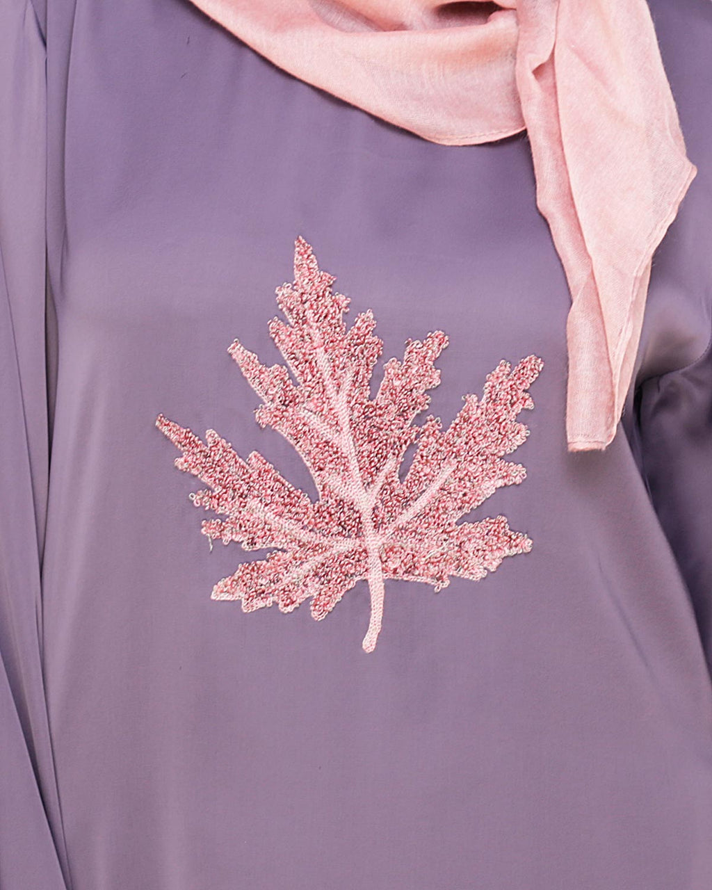 Wispy Dubai Style Abaya Light Purple