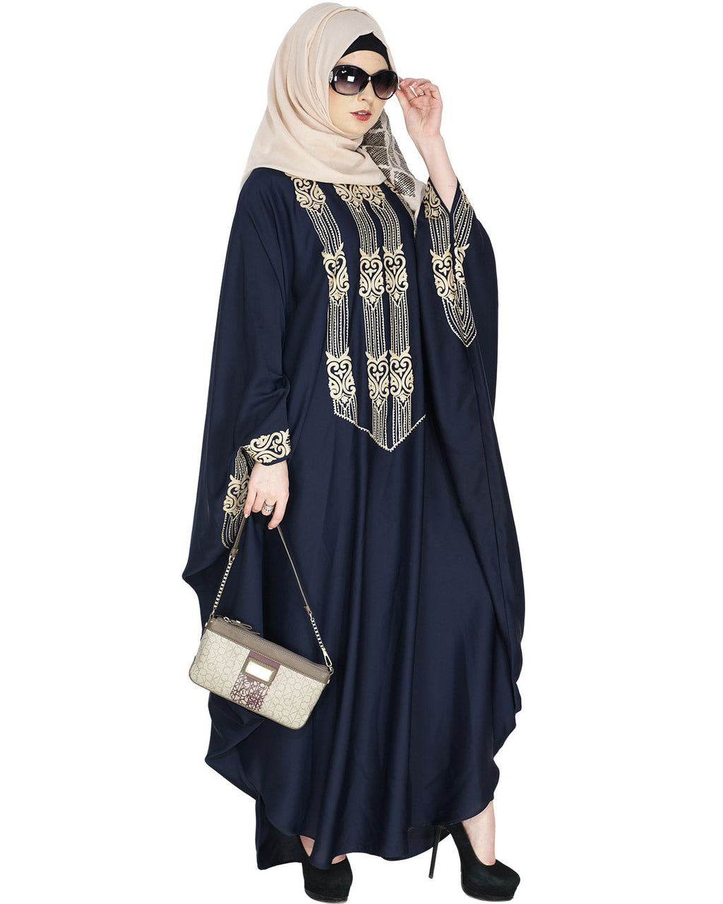 Majestic Brown Formal Kaftan Purple