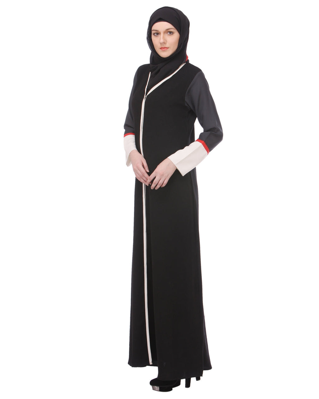 Casual Black Everyday-wear Abaya Black