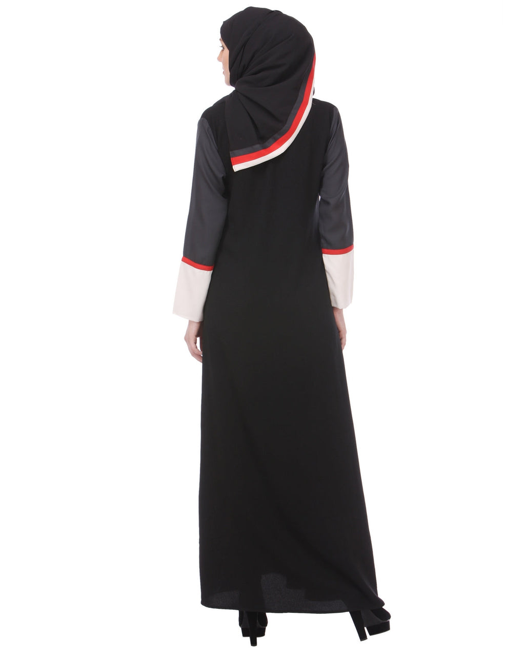 Casual Black Everyday-wear Abaya Black