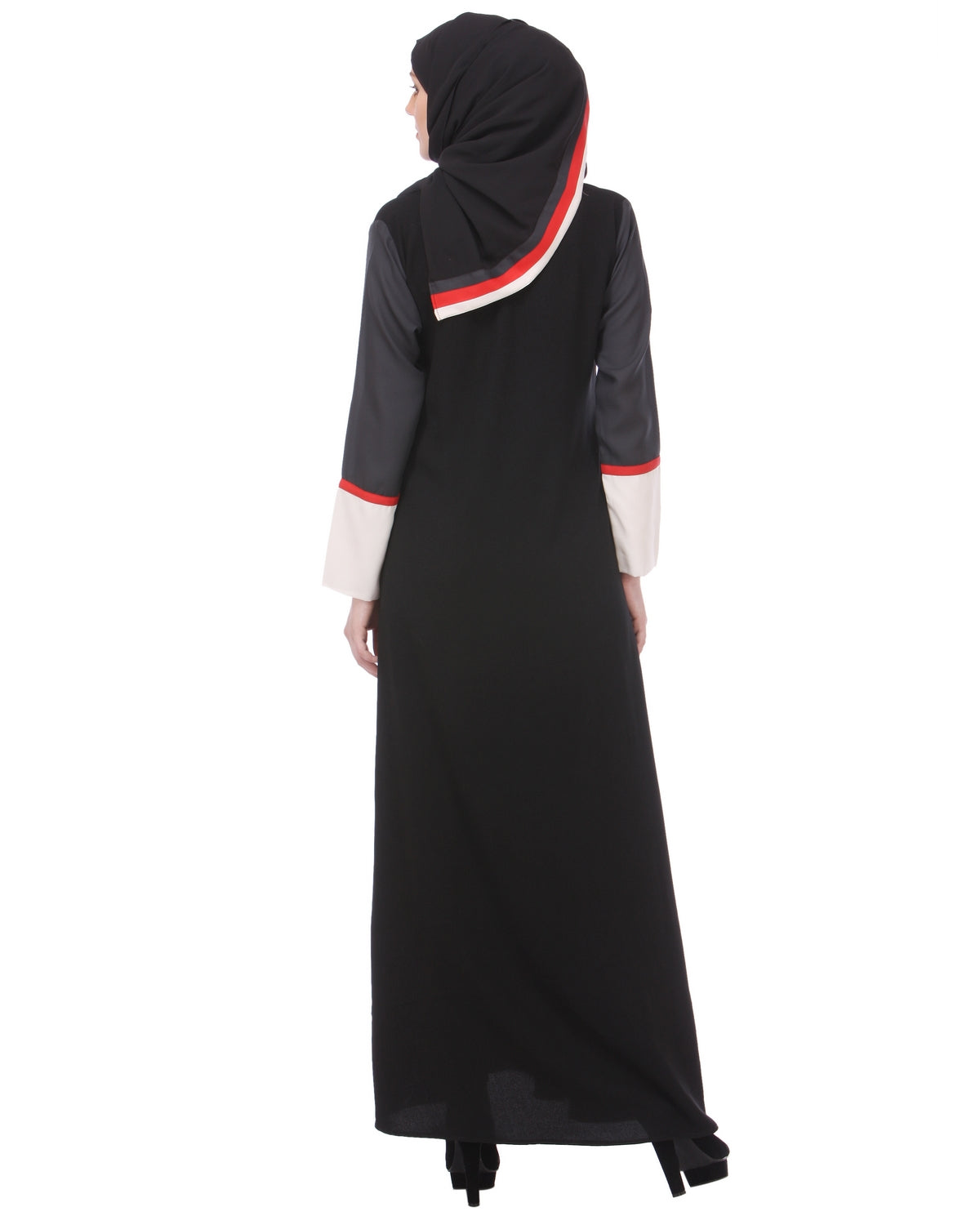 Casual Black Everyday-wear Abaya Black