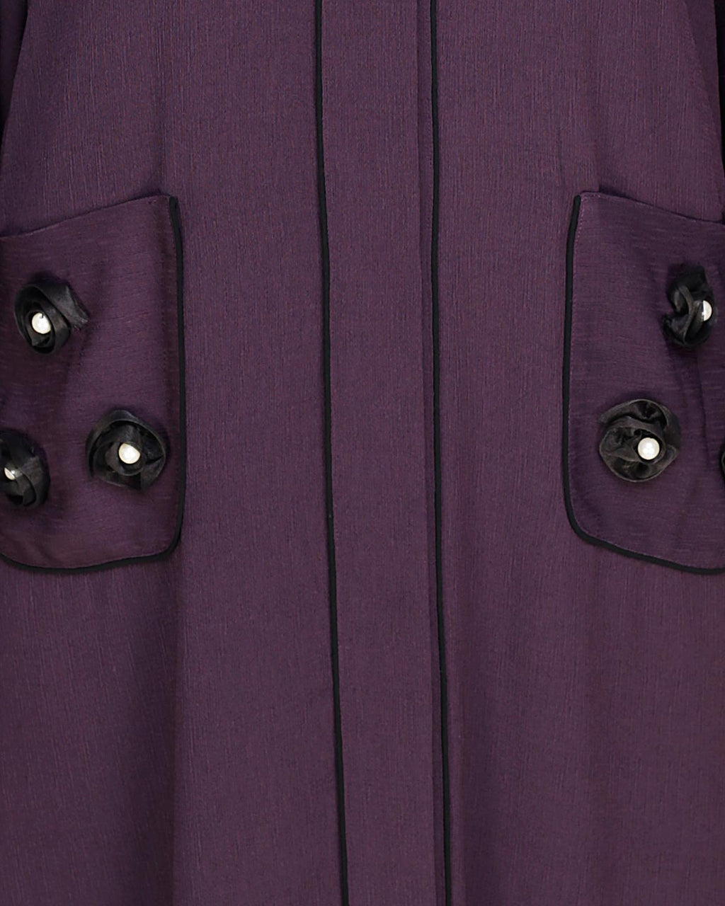 Classic Dubai Style Abaya Purple