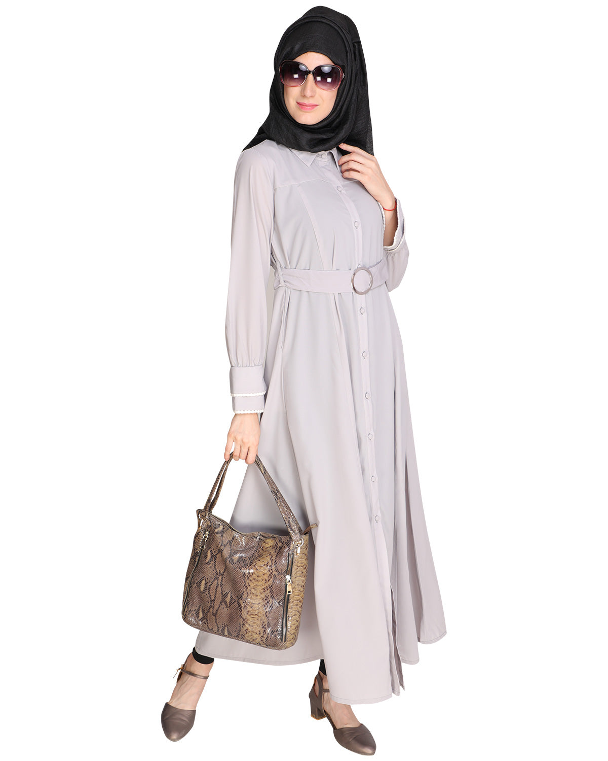 Shirt Style Maxi Dress