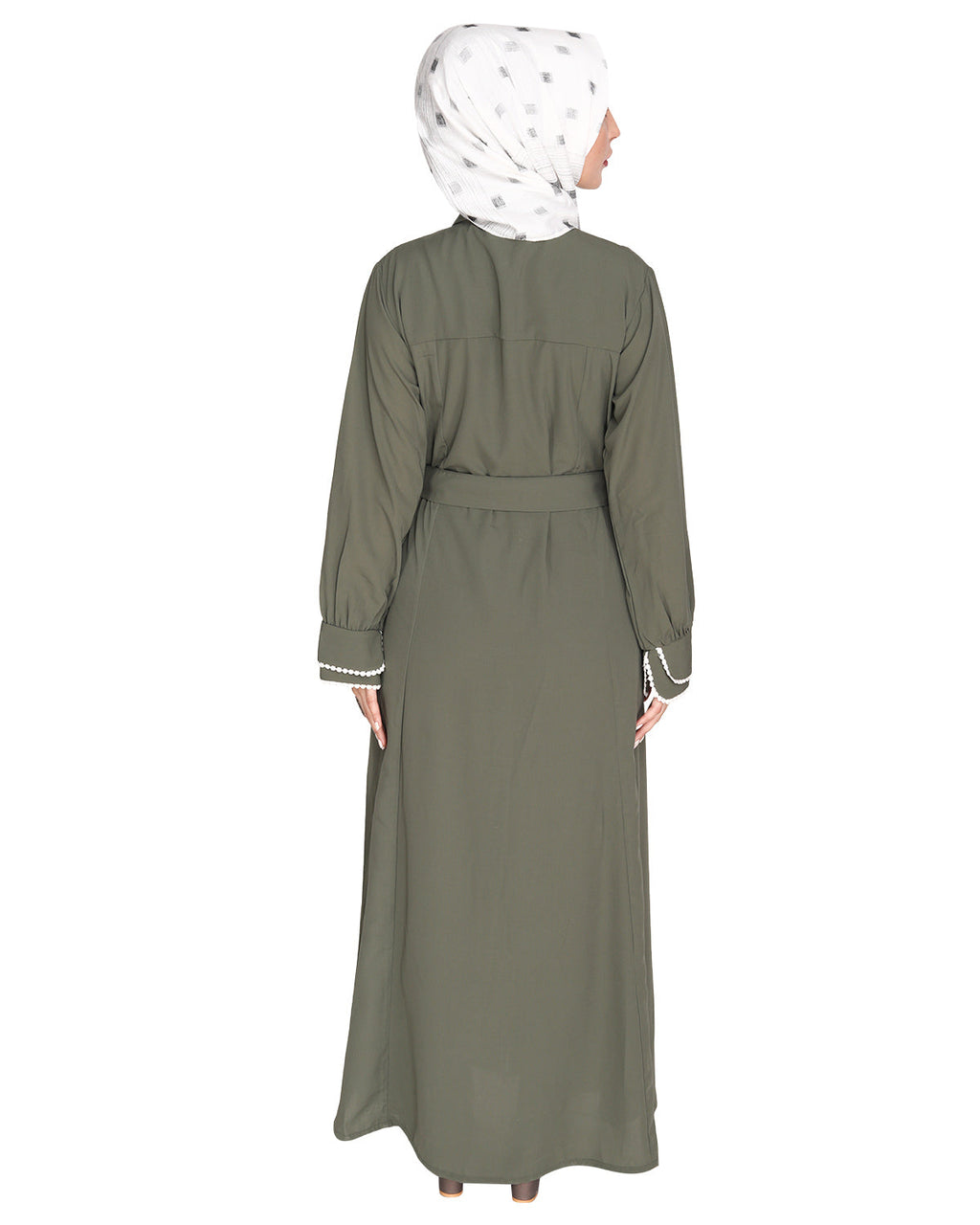 Shirt Style Maxi Dress Blue