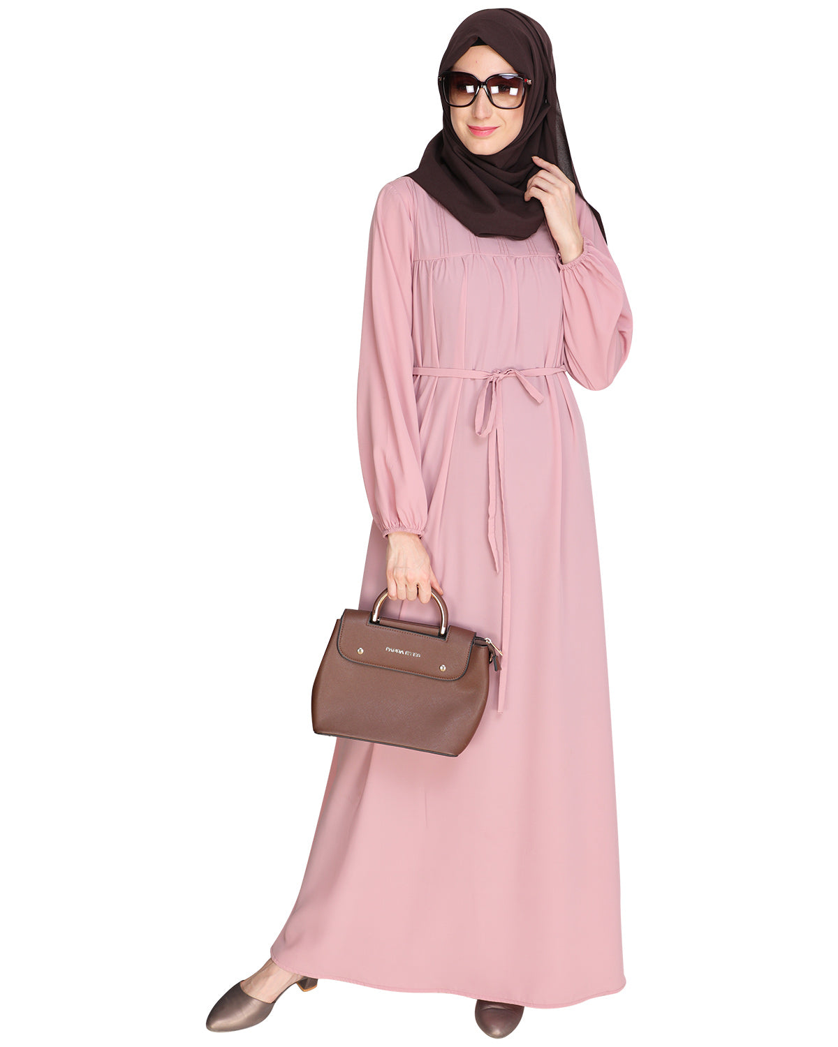 Symetric Maxi Dress Blush pink