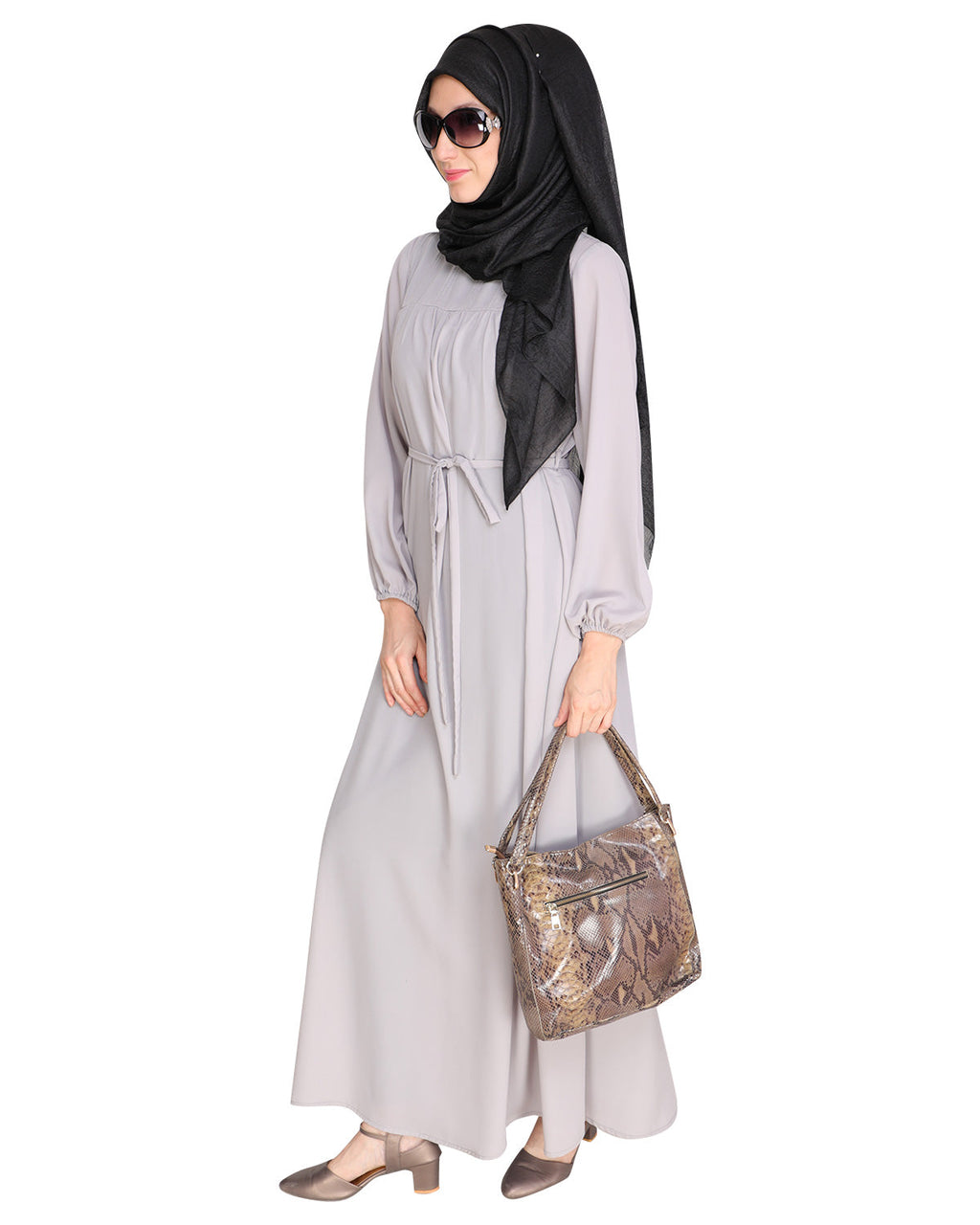 Symetric Maxi Dress Ice Blue